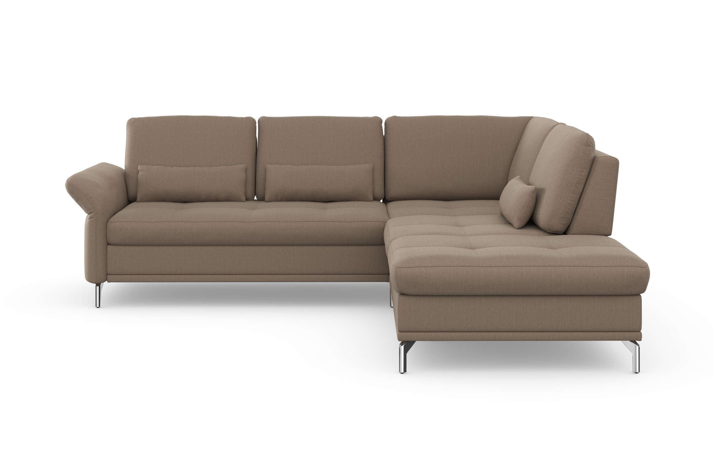 Home affaire Ecksofa »Palm Beach L-Form« Federkern, mit Sitztiefenverstellu günstig online kaufen