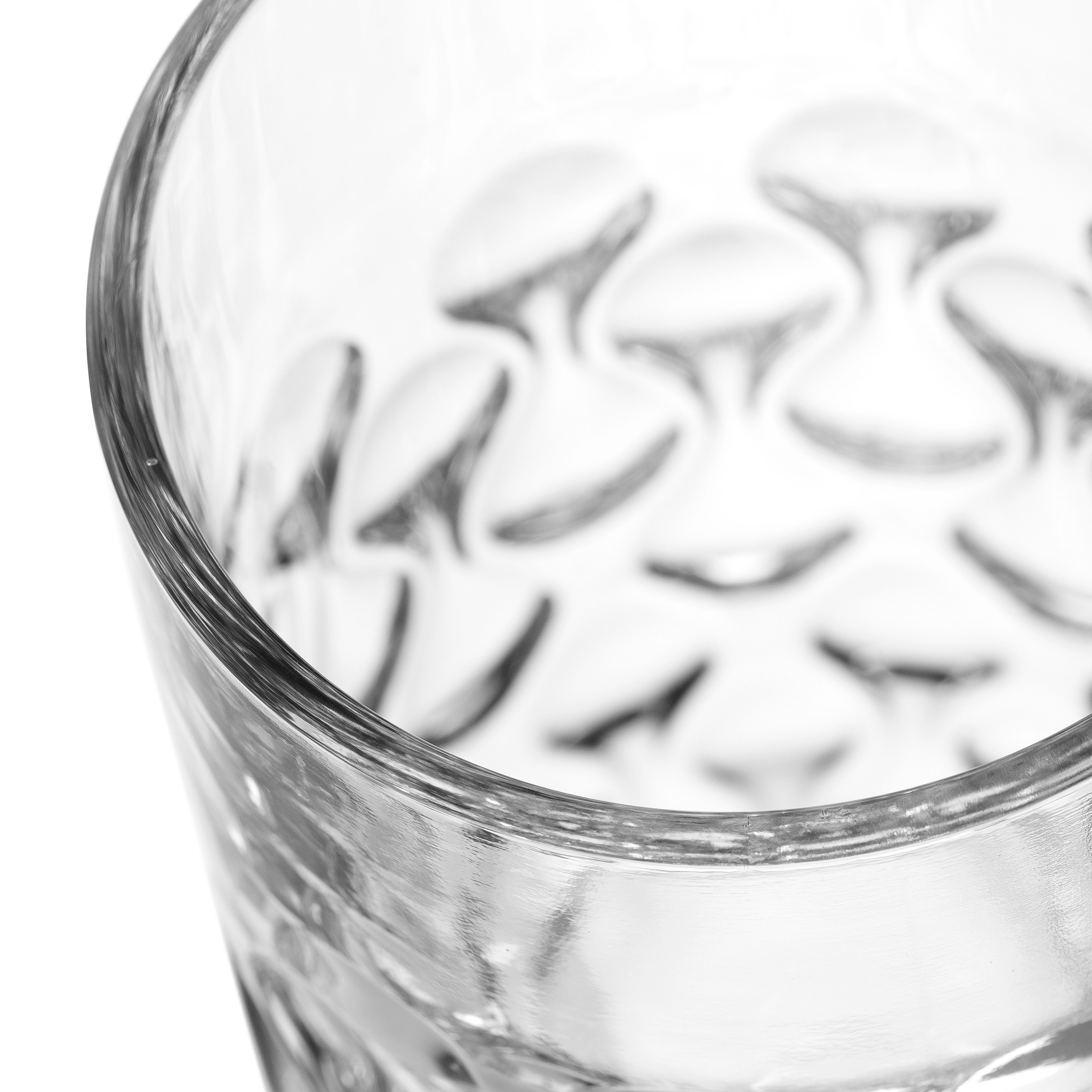 LEONARDO Latte-Macchiato-Glas »GOCCE, 380 ml, 6er-Set«, (Set, 6 tlg.), 2. Variante, mit Tropfenrelief