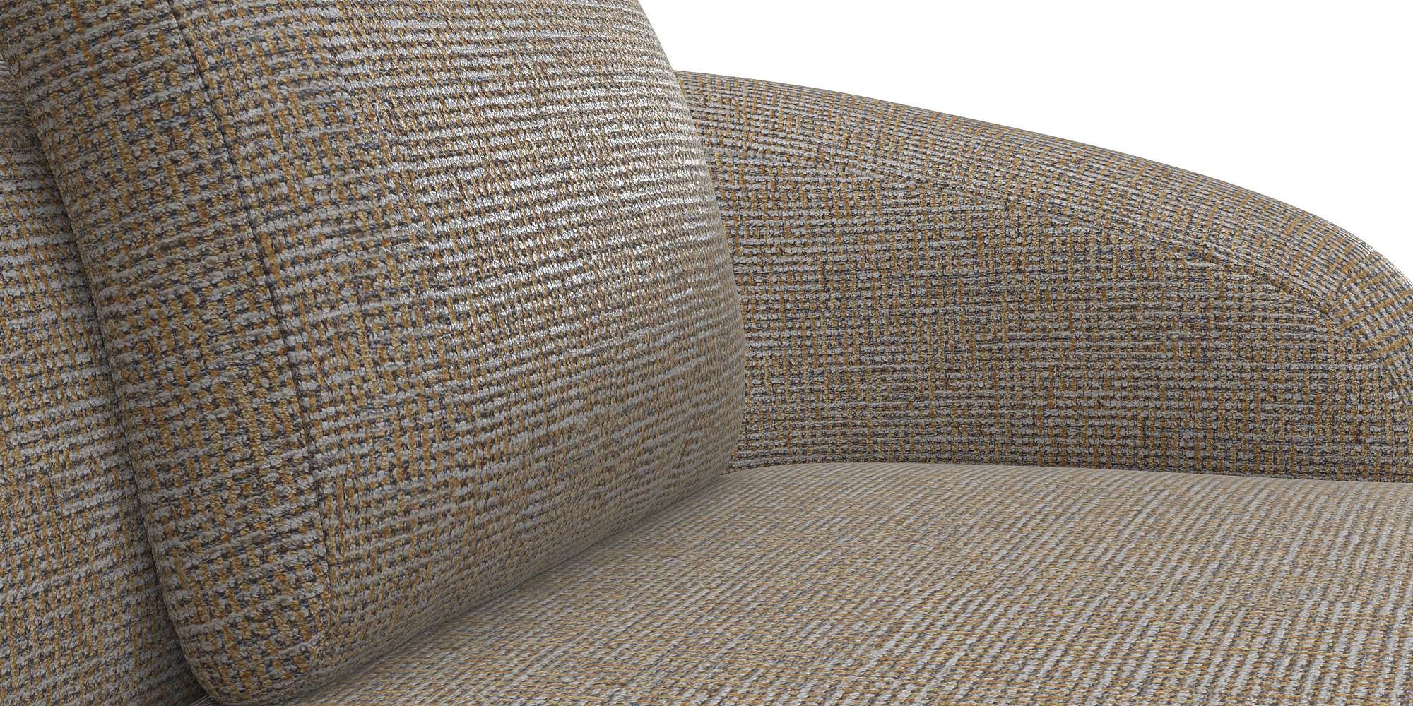 FLEXLUX Wohnlandschaft »Torino, rund, L-Form, Sofa-Ecke mit Recamiere, Longchair-Sofa«, Modernes, organisches Sofa-Design, Kaltschaum, Wellenunterfederung