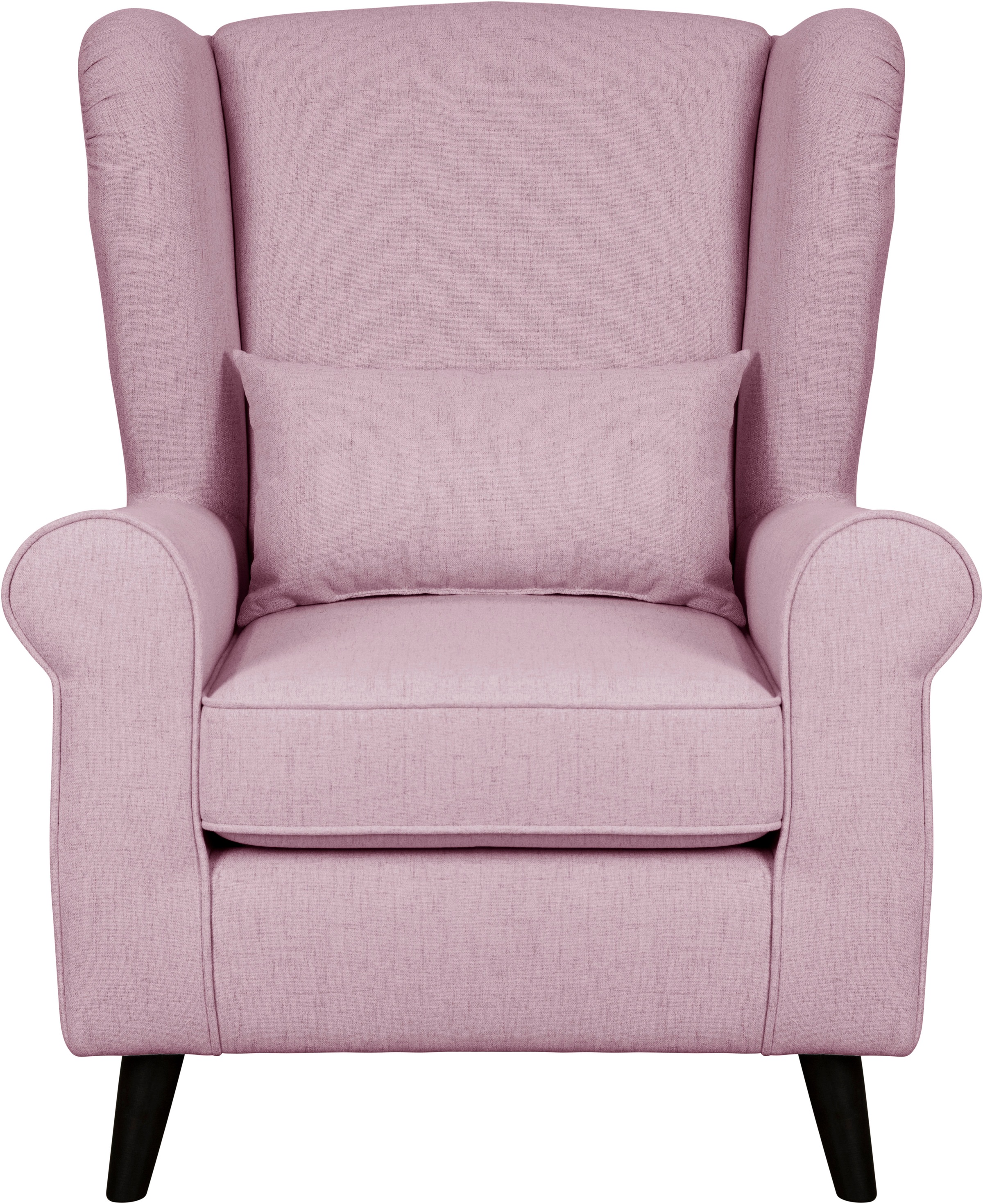 Home affaire Sessel »Ohrensessel CHISTELLE, wahlweise mit Polsterhocker«, mit Wellenunterfederung, Maße: B/T/H: 81/87/99 cm