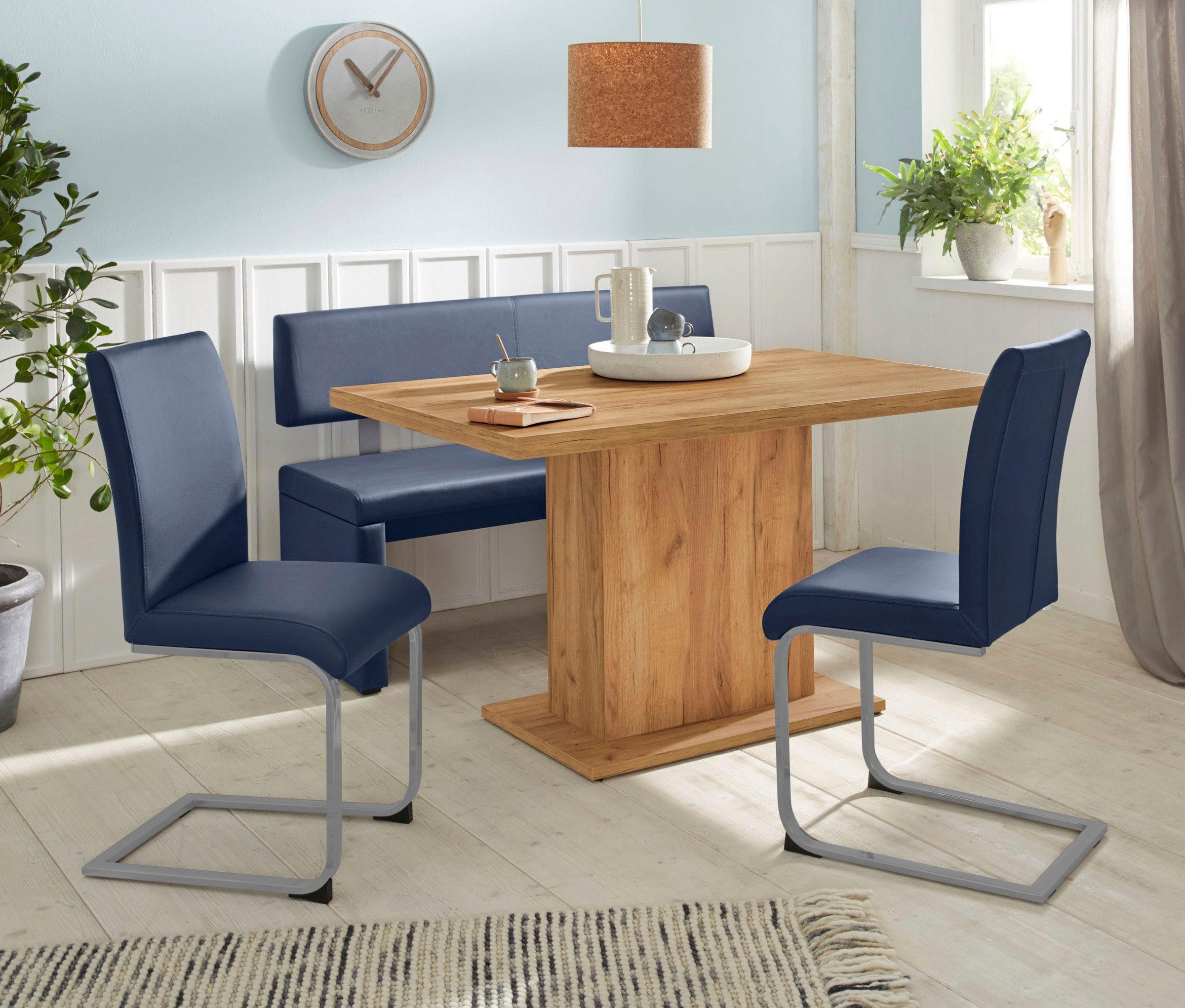 Home affaire Sitzbank "Charissa" mit Lehne, Breite 140, 160 oder 180 cm günstig online kaufen