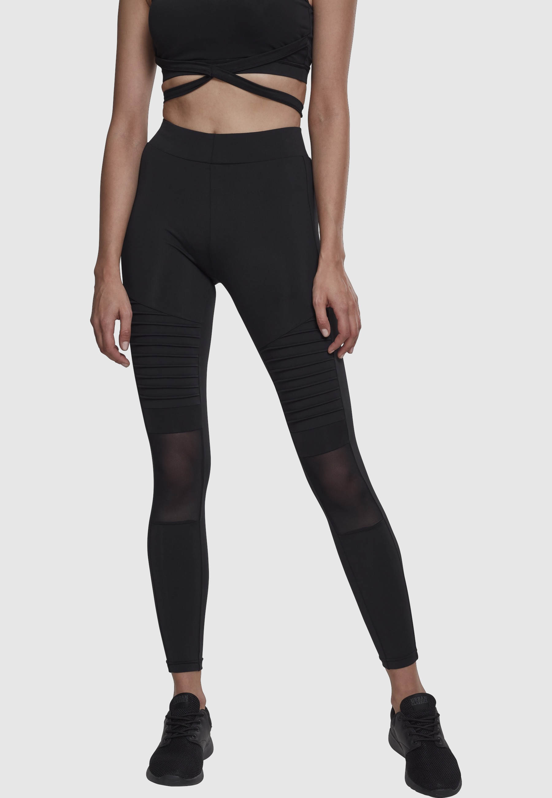 URBAN CLASSICS Leggings »Urban Classics Damen Ladies Tech Mesh Biker Leggings«
