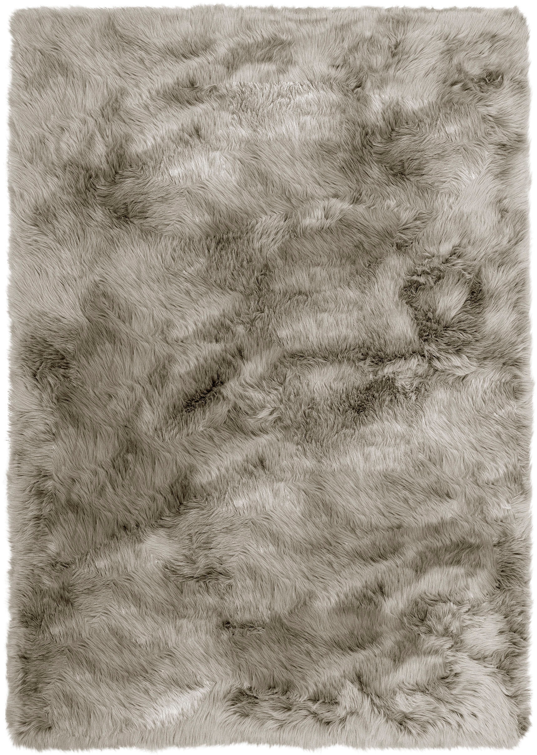 my home Hochflor-Teppich »Valeria Fellteppich kuschelig«, rechteckig, 60 mm Höhe, Kunstfell, weiche Teppiche, Wohnzimmer, Schlafzimmer, Esszimmer