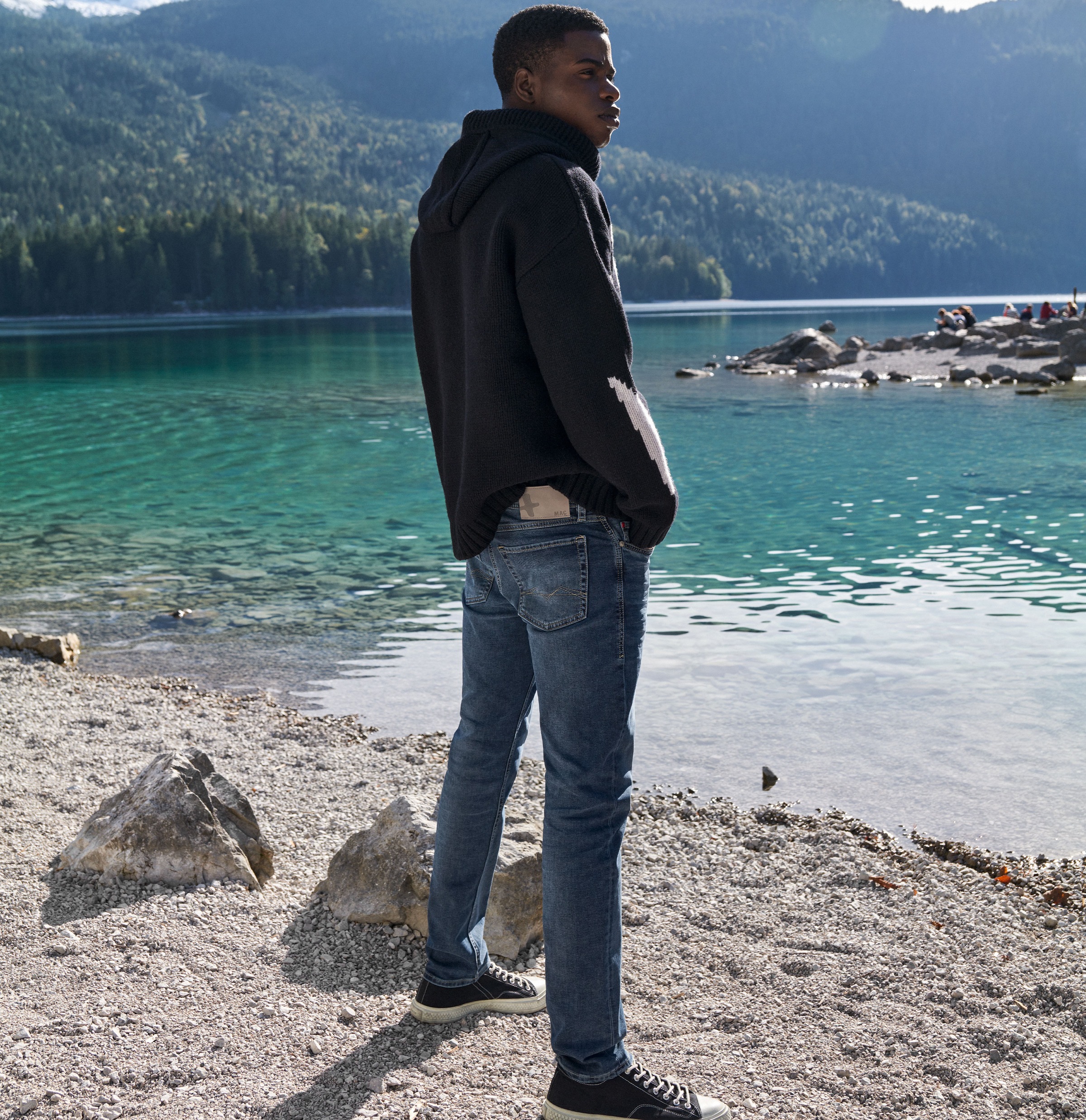 MAC Tapered-fit-Jeans, im Five-Pocket Style