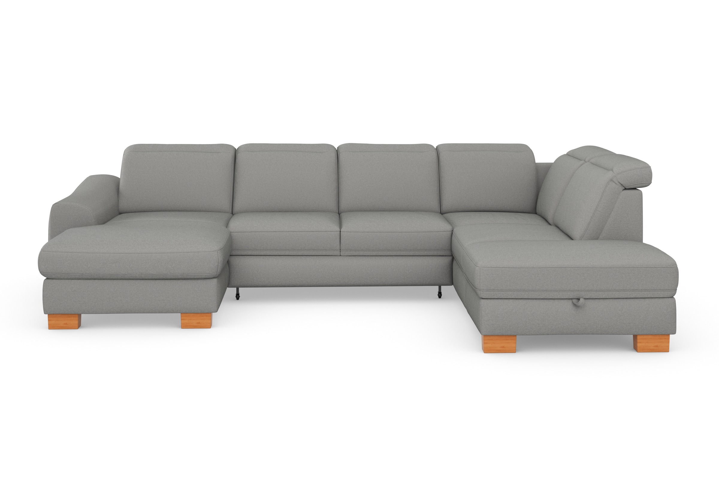 sit&more Wohnlandschaft "Dundee U-Form" mit Federkern und Massivholzfüßen, günstig online kaufen