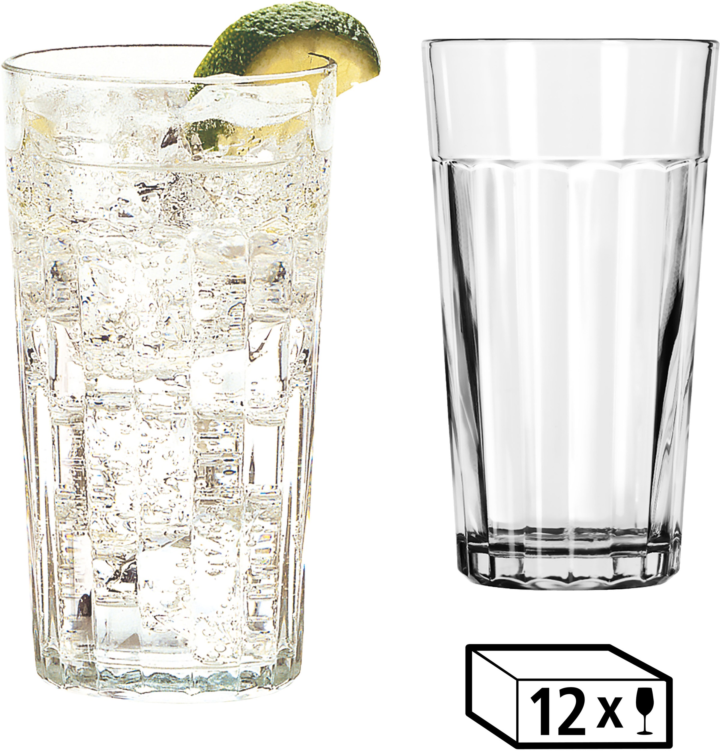 LIBBEY Gläser-Set »Cooler Glas -PANELED TUMBLERS- 355 ml, Ø: 8 cm, H: 13,5 günstig online kaufen