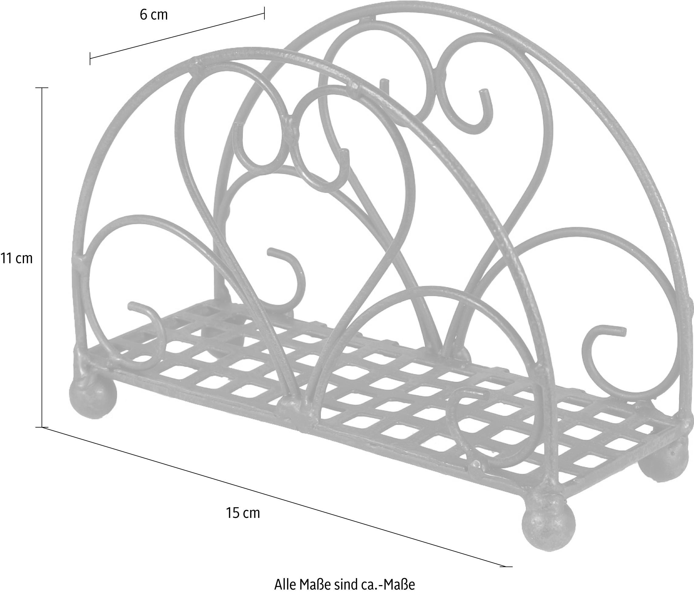 Home affaire Serviettenhalter »Antik II«, braun