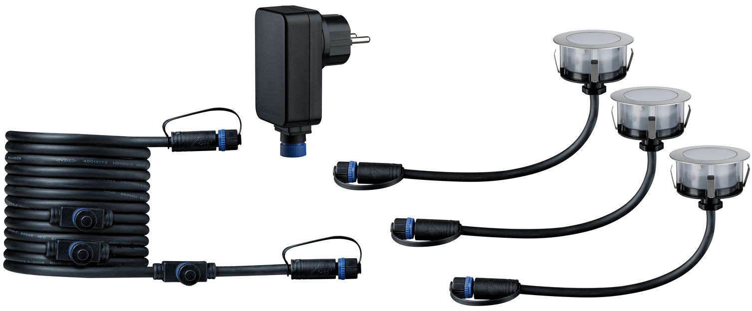 Paulmann LED Einbauleuchte »Plug & Shine«, 3 flammig, Leuchtmittel LED-Modul | LED fest integriert, LED-Modul, IP65 3000K