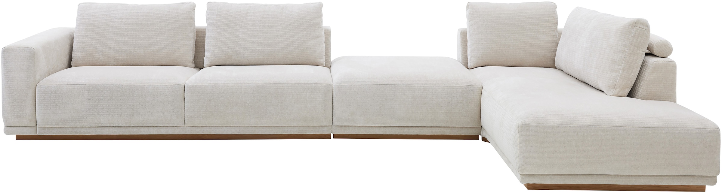 Musterring Wohnlandschaft Anreihsofa mit Armlehne links, Eckteil rechts mit günstig online kaufen