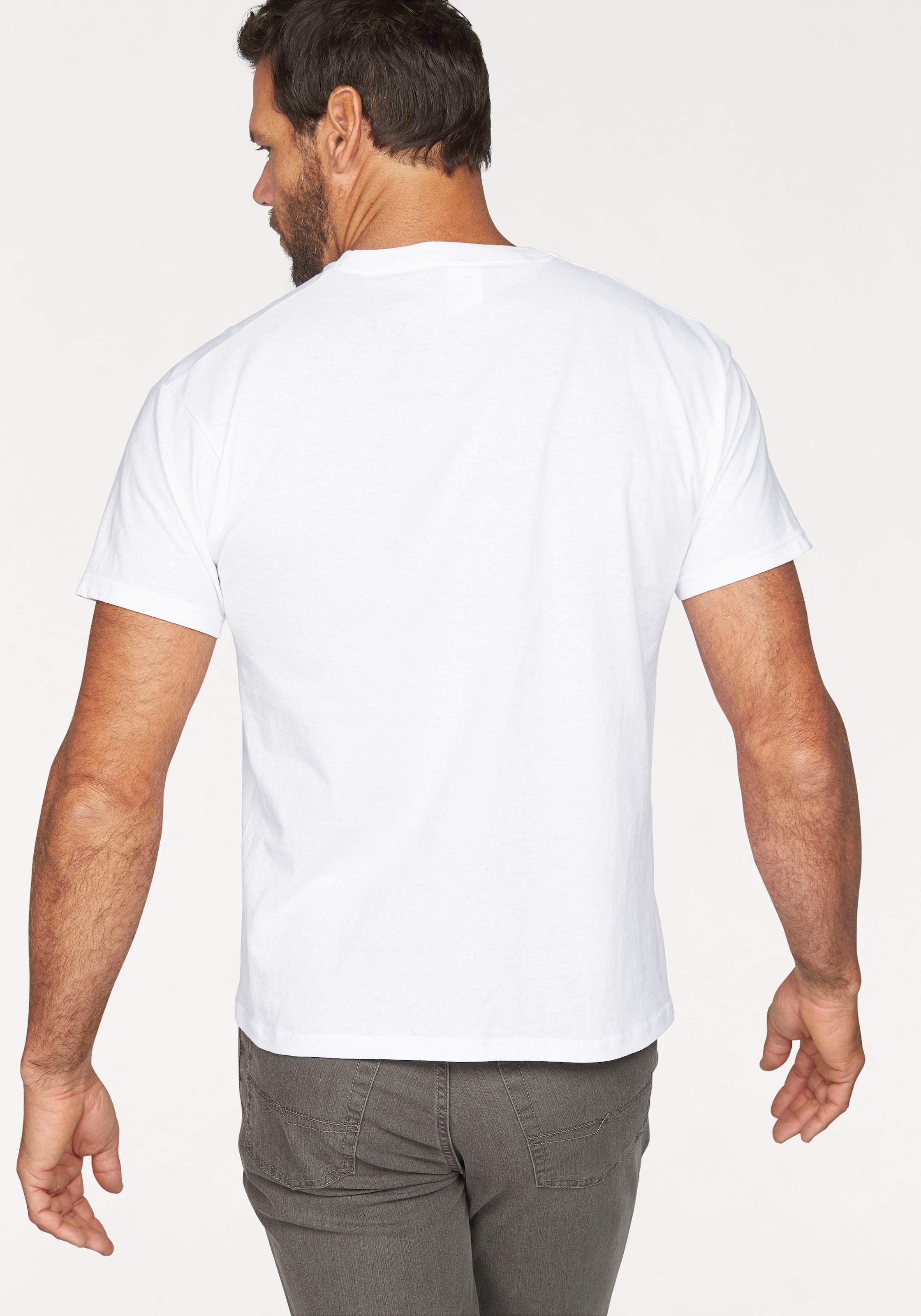 Fruit of the Loom T-Shirt », sechs Stück in unterschiedlicher Farbkomination«, (Packung, 6 tlg., 6er-Pack), mit Rundhalsausschnitt