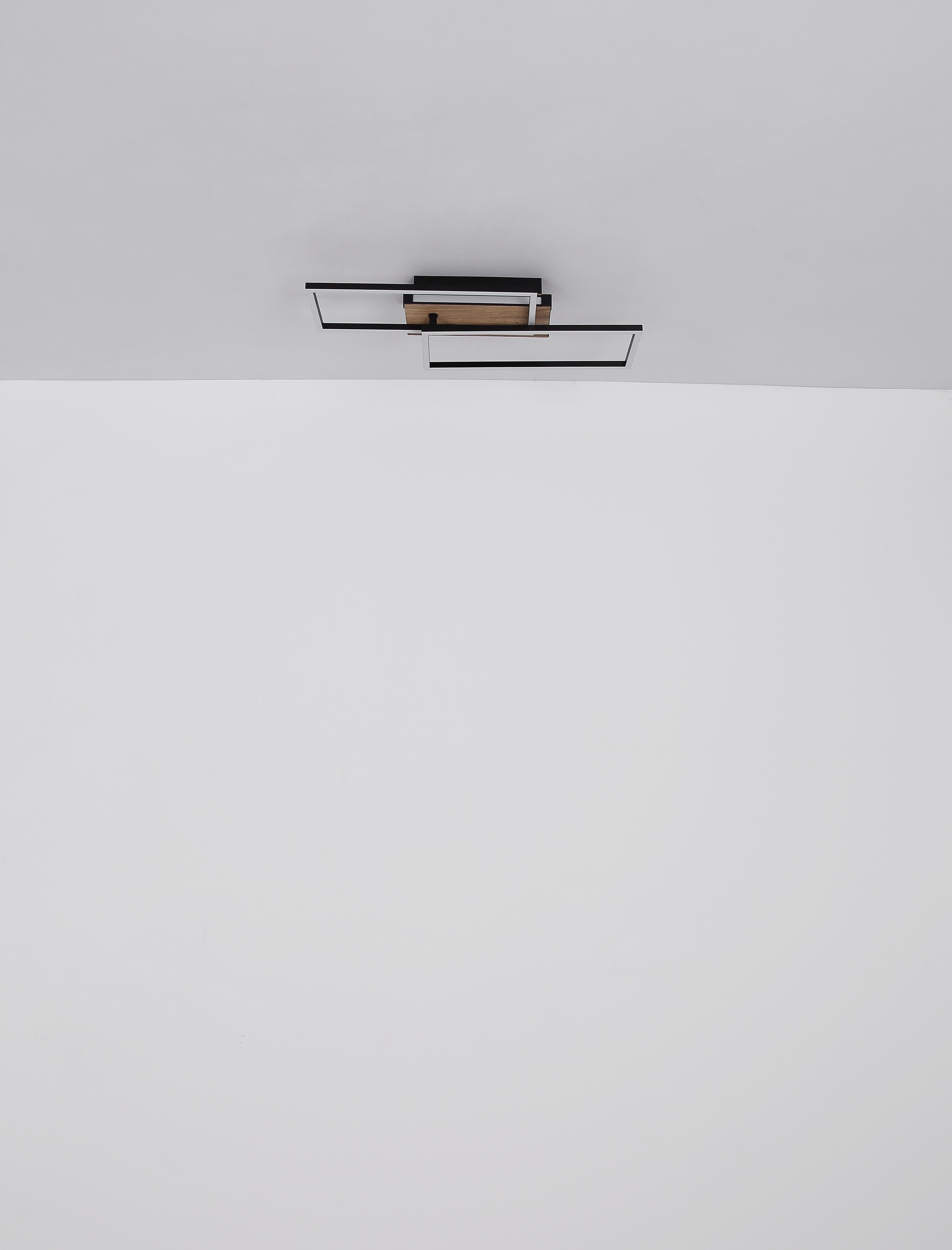 GLOBO LIGHTING LED Deckenleuchte »COLLI« LED-Modul Warmweiß Deckenlampe/Wohnzimmer/Schlafzimmer/modern/Holz