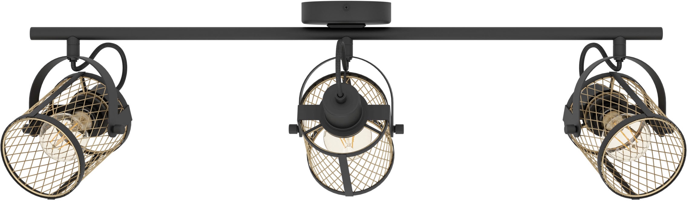 EGLO Deckenspot »DELLOW Spotlampe - Stahl - E27 - 3X40W - IP20« E27 1 Stk.