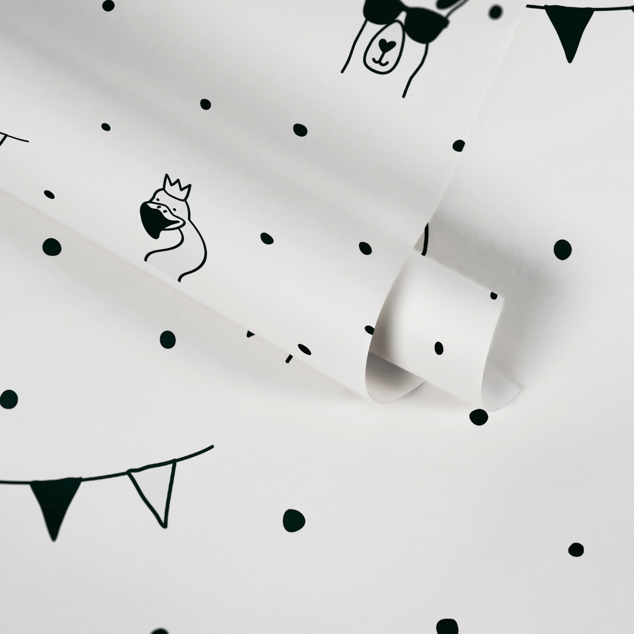 A.S. Création Vliestapete »Little Love«, Motiv-abstrakt-naturalistisch, Kindertapete Tapete Tier Tapeten Kinderzimmer Schlafzimmer Flur Design