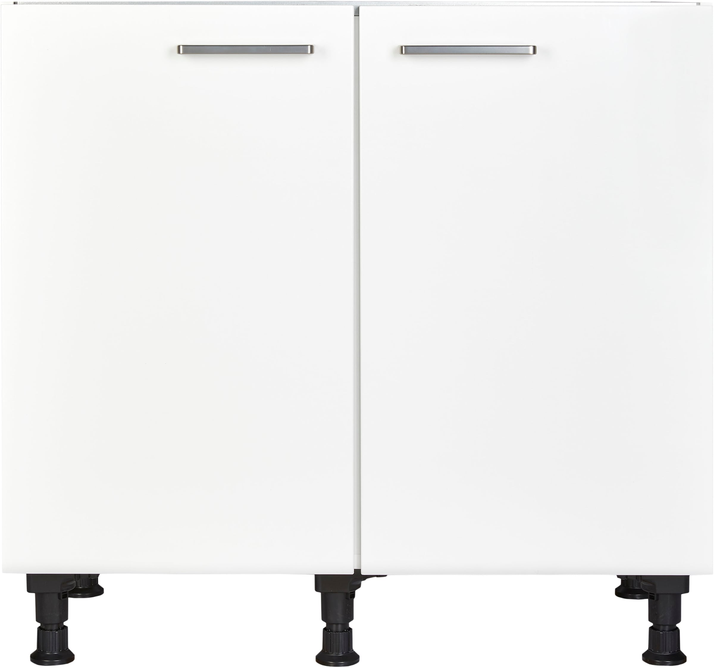 nobilia Spülenschrank ""Touch", vormontiert, mit höhenverstellbaren Sockelf günstig online kaufen