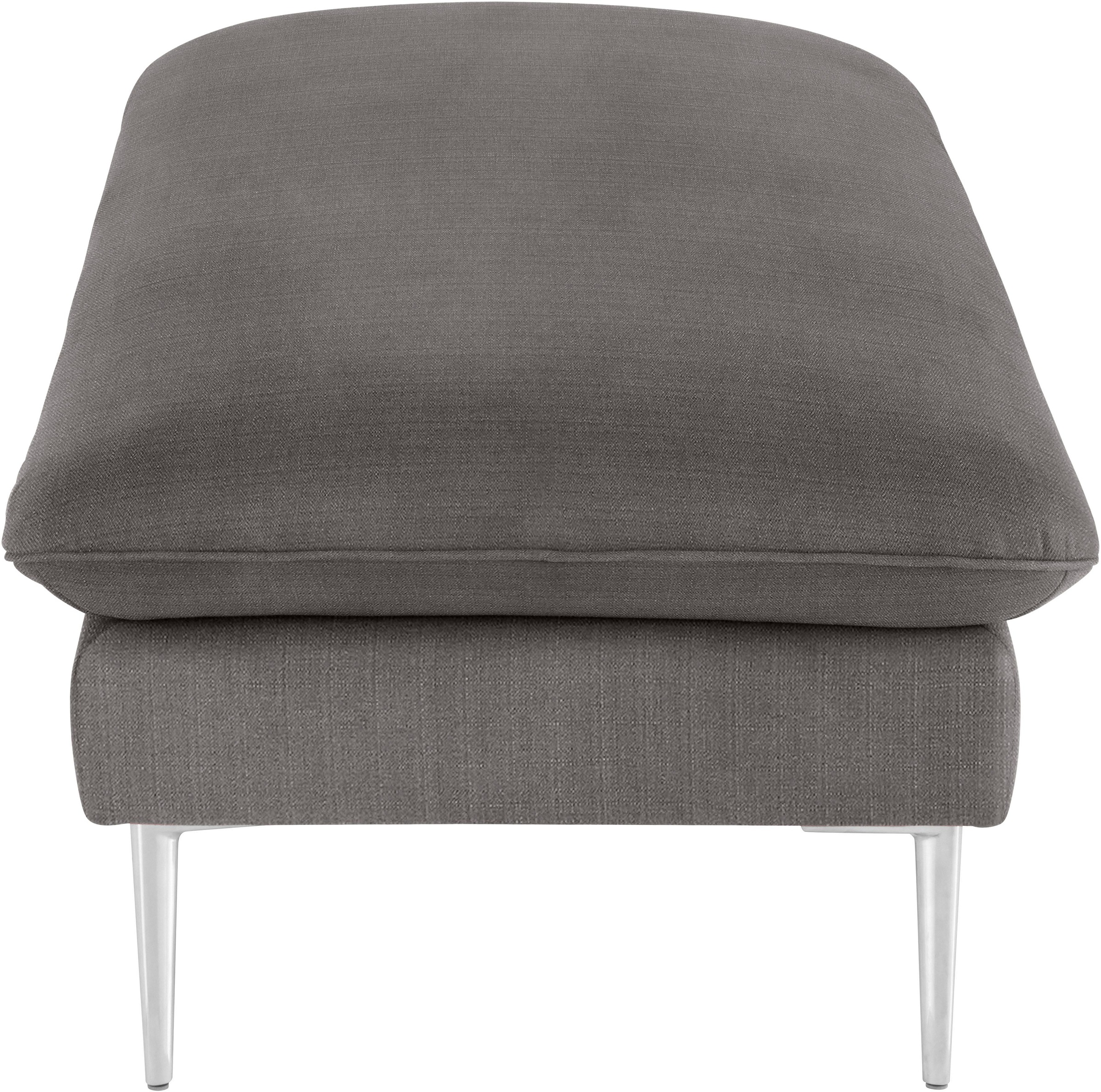 W.SCHILLIG Hocker »enjoy&MORE«, Füße Chrom glänzend, Breite 151 cm