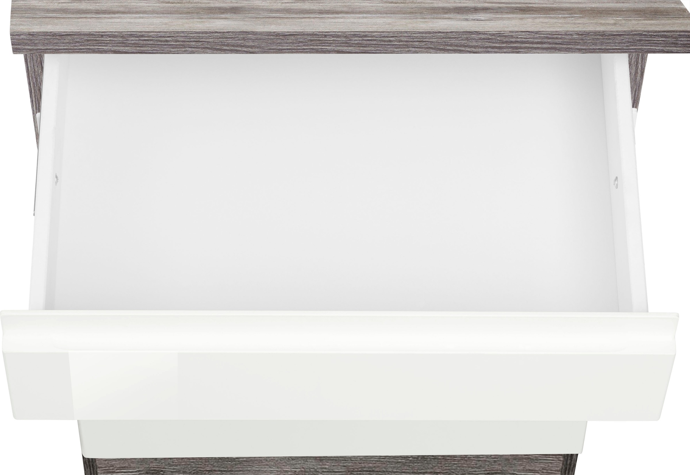 HELD MÖBEL Küchenzeile »Virginia«, Breite 390 cm, mit Glaskeramik-oder Induktionskochfeld