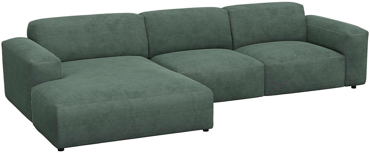 FLEXLUX Ecksofa »Lucera bequem und komfortabel durch hochwertigen Sitzaufba günstig online kaufen