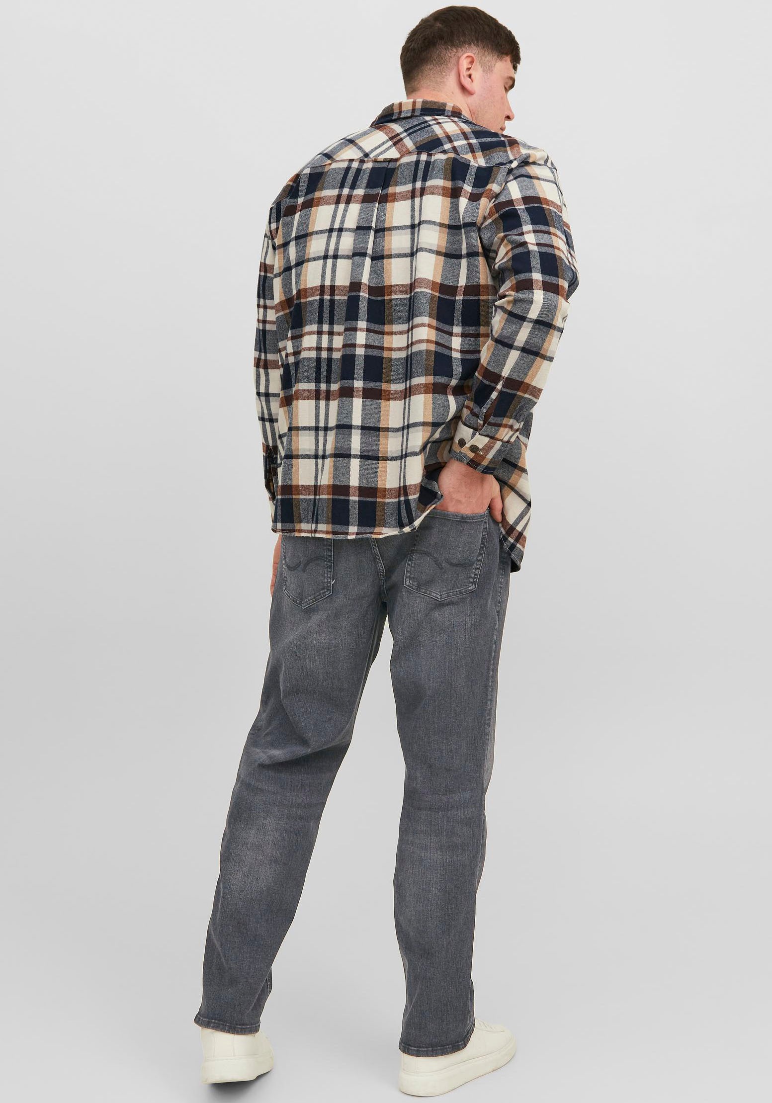 Jack & Jones PlusSize Tapered-fit-Jeans »JJIMIKE JJORIGINAL SQ 223 NOOS PLS«