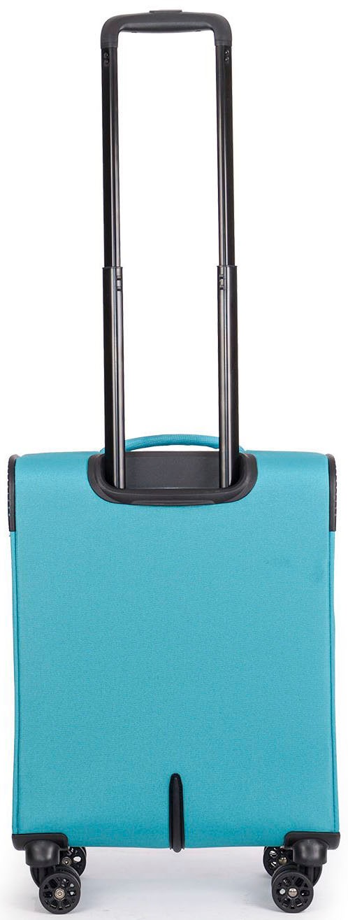 Stratic Weichgepäck-Trolley »Strong S, petrol«, 4 Rollen, Handgepäck Reisekoffer Reisegepäck TSA-Schloss