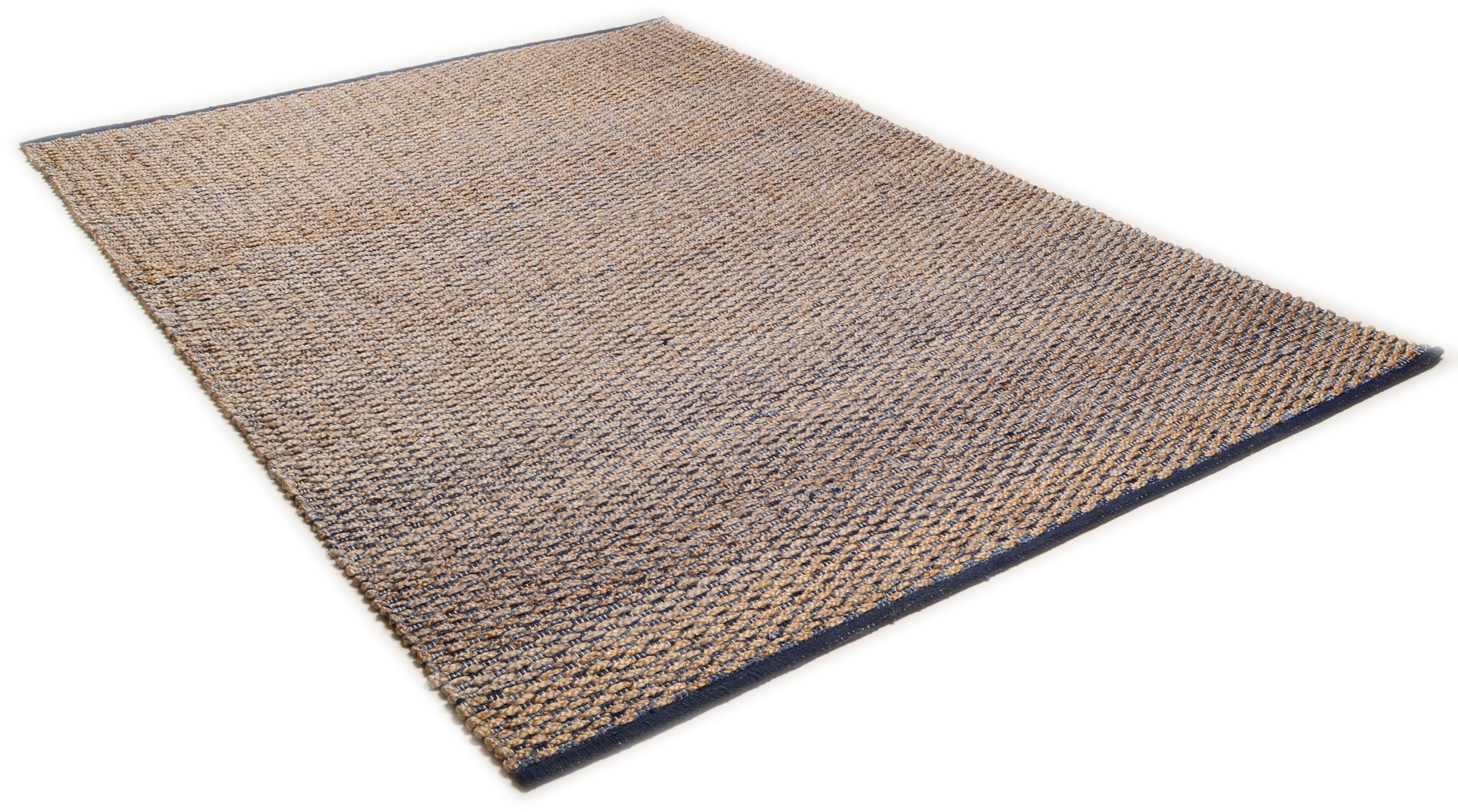 TOM TAILOR HOME Teppich »Braid«, rechteckig, 7 mm Höhe, Flachgewebe, handgewebt, Material: 70% Jute, 30% Baumwolle
