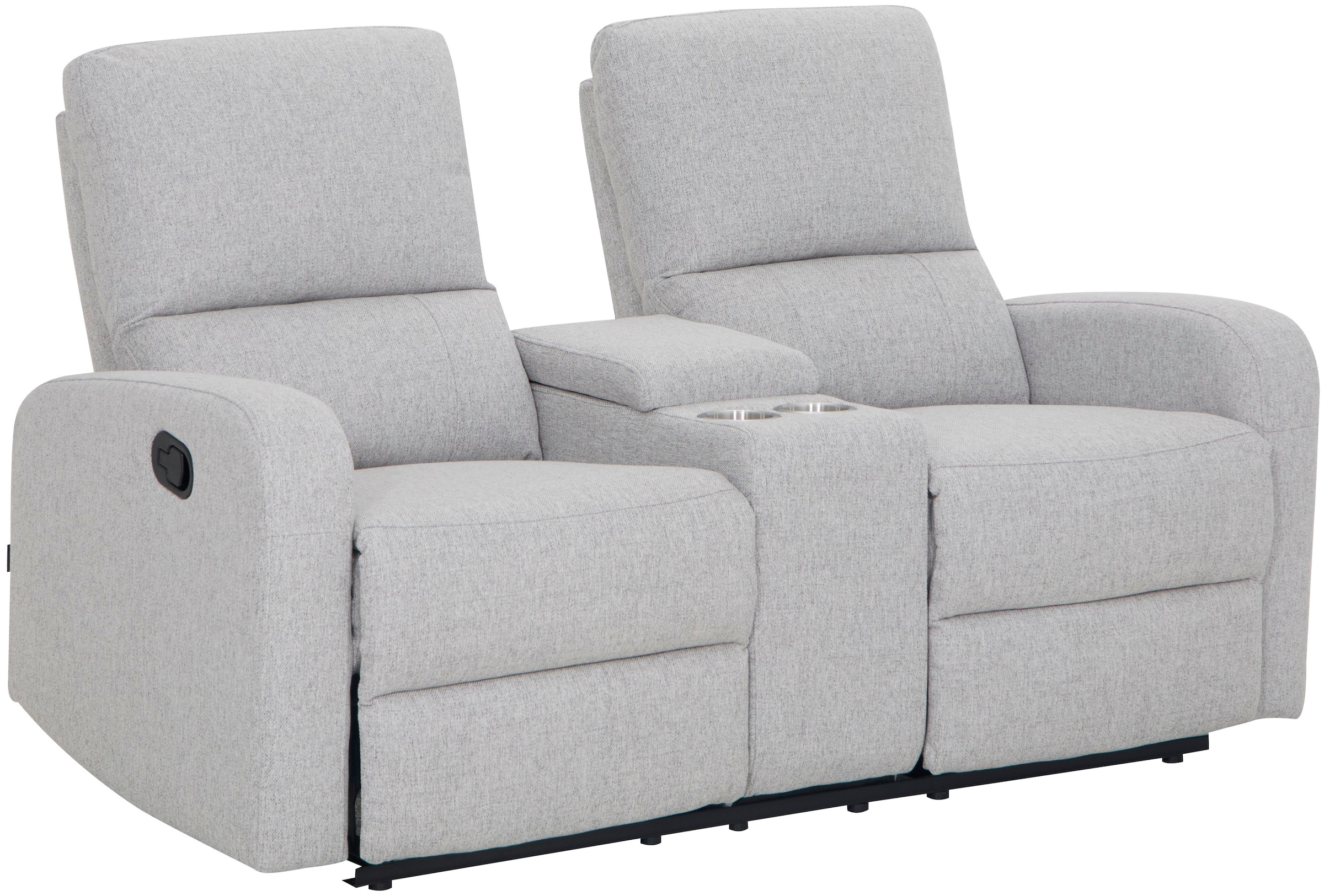 Home affaire 2-Sitzer »TOURNAY, 2er-Kinosofa, Liegesofa, TV-Sessel, Multimedia-Sofa«, mit manueller Relaxfunktion, Getränkehalter, Staufach