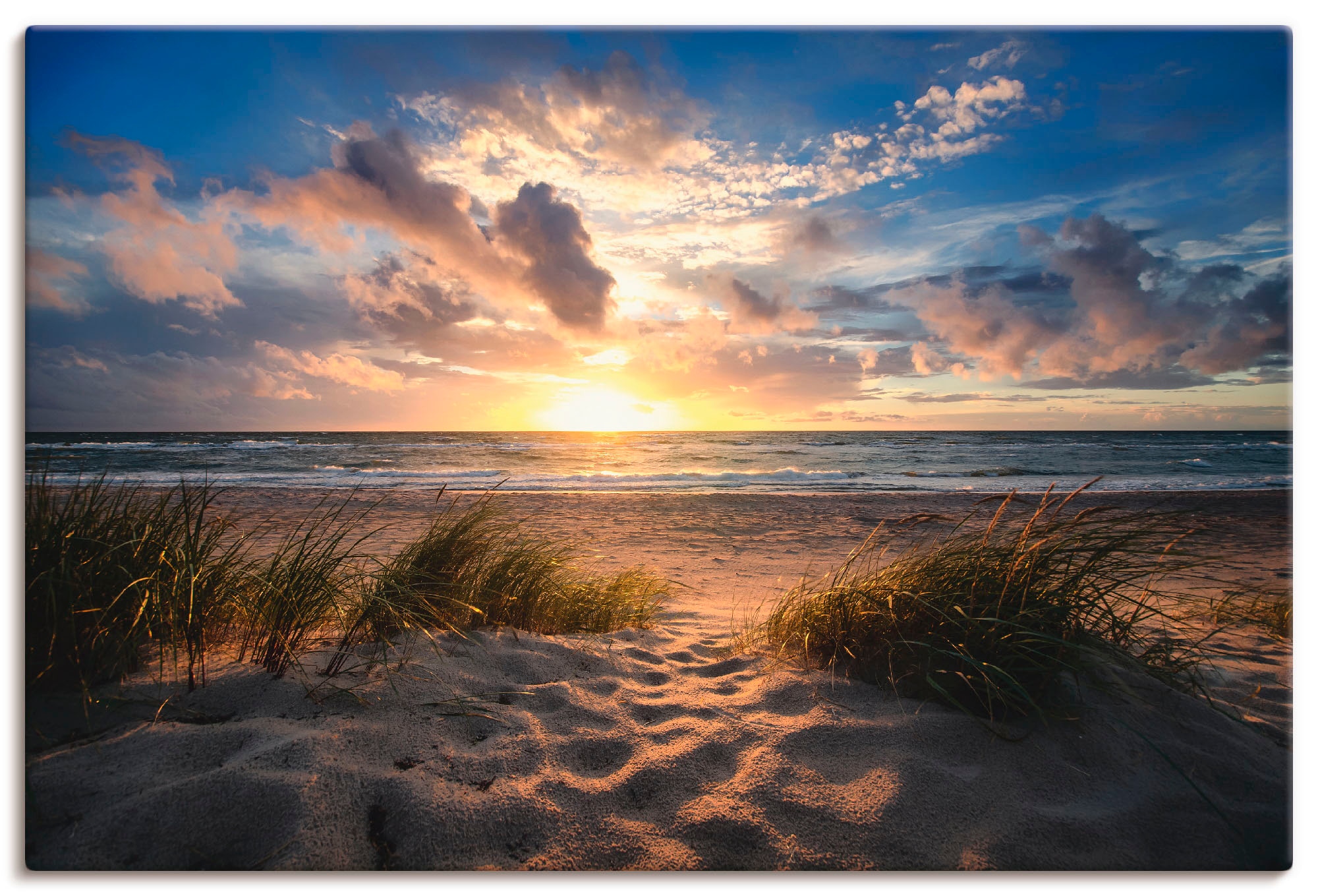 Artland Wandbild »Ostseestrand«, Strand, (1 St.), als Leinwandbild, Poster günstig online kaufen