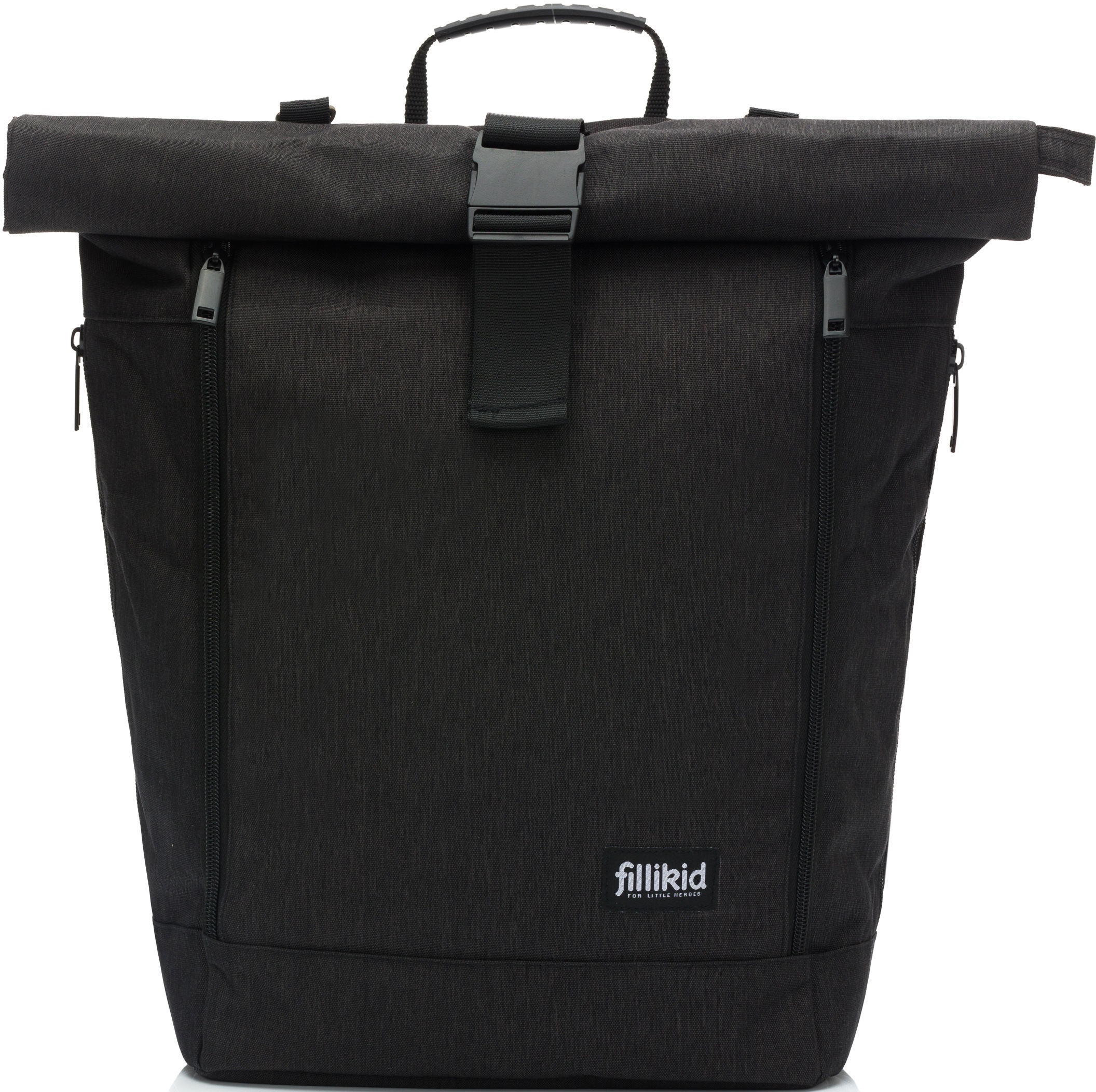 Fillikid Wickelrucksack »Dublin, schwarz«, mit Wickelauflage