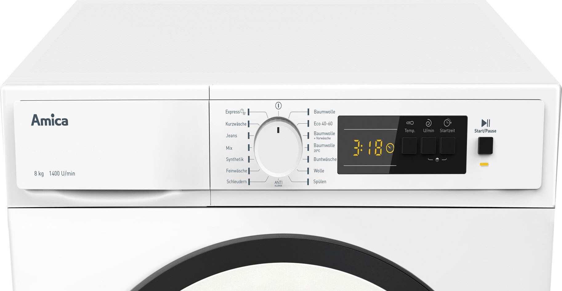13. Bild von Amica Waschmaschine »WA 484 072«, WA 484 072, 8 kg, 1400 U/min
