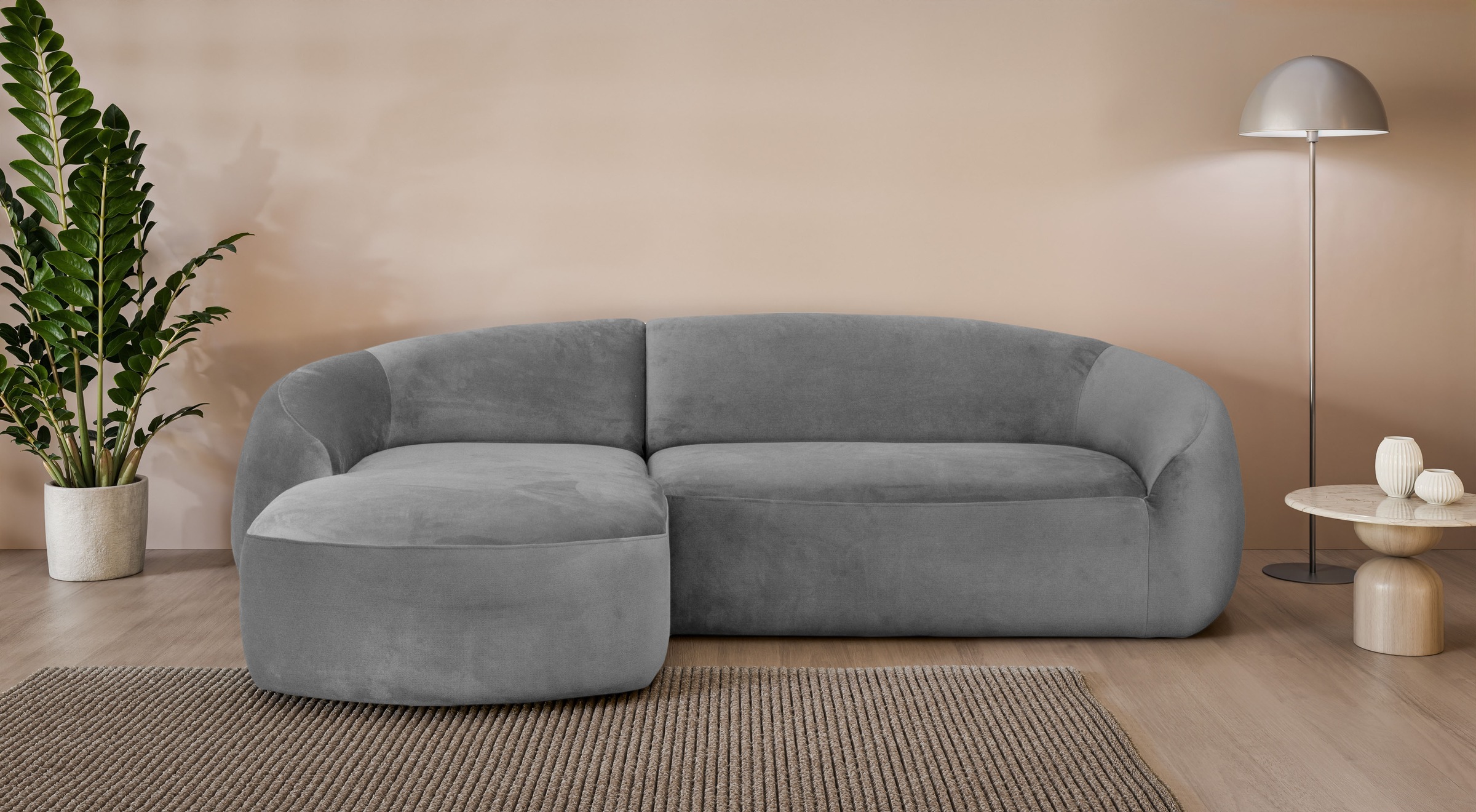 LeGer Home by Lena Gercke Ecksofa »YANI, L-Form, Designersofa, organische F günstig online kaufen