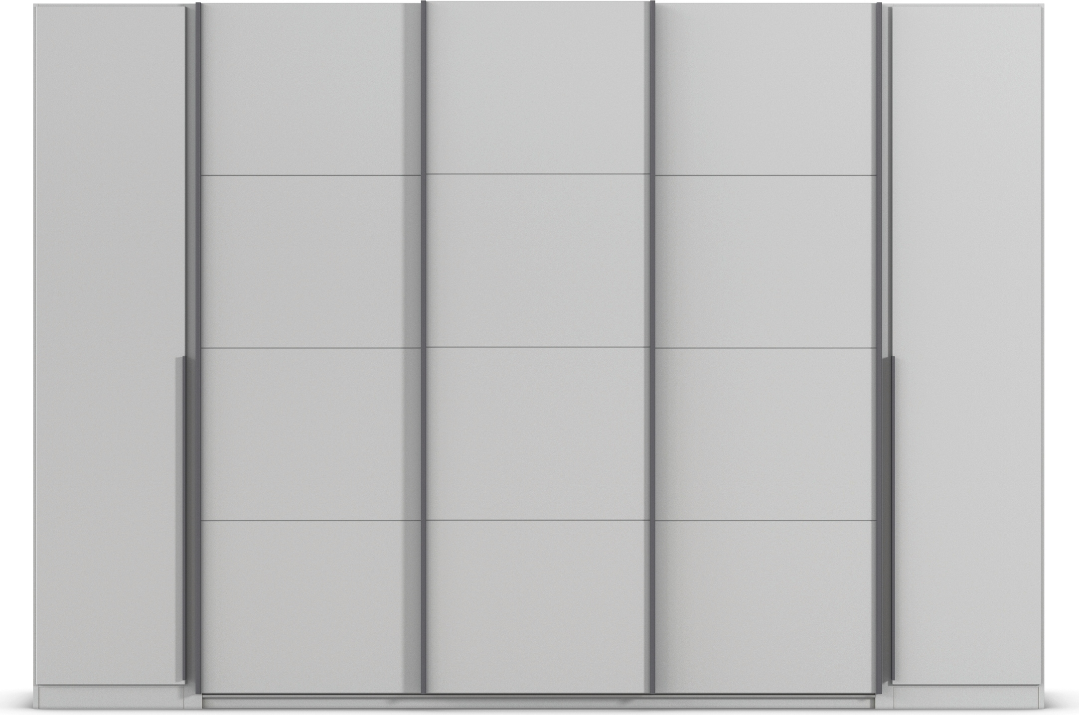 rauch Schwebetürenschrank »Agordo«, (im angesagten Mix aus Dreh- und Schwebetüren), optional mit Spiegel und zwei Griff-Farben MADE IN GERMANY