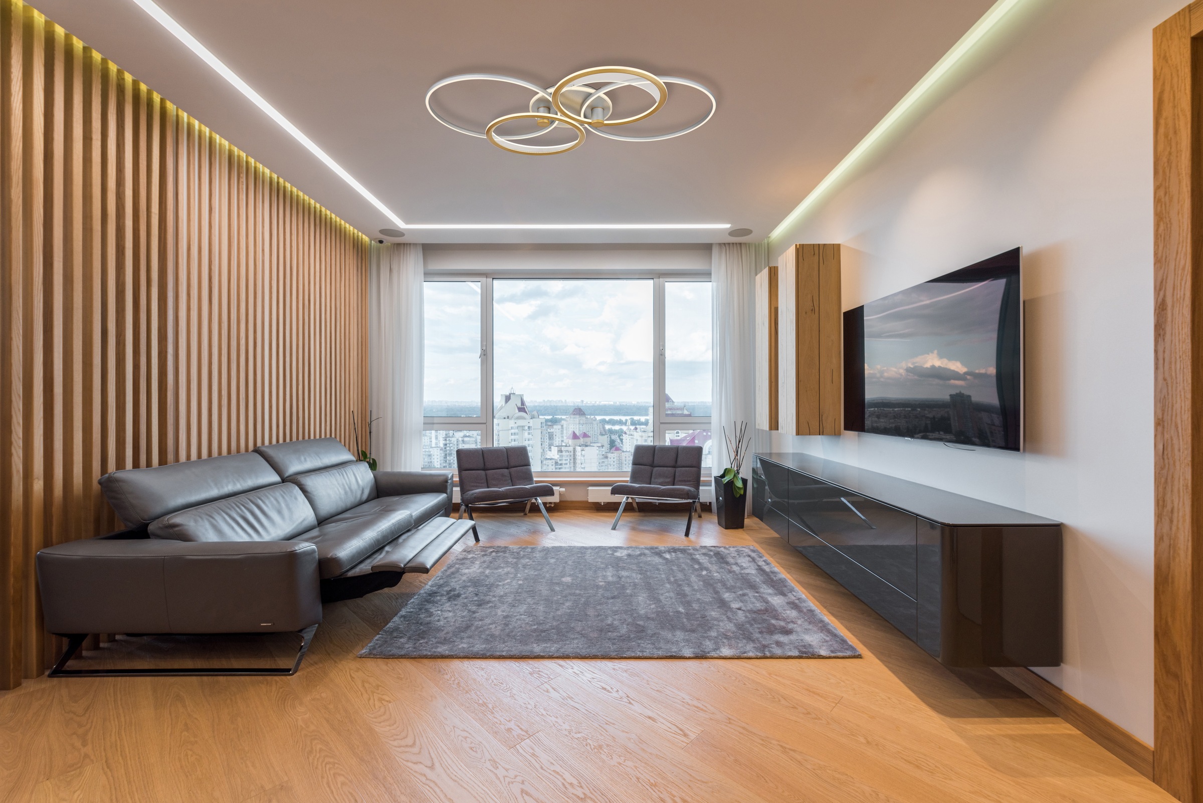 GLOBO LIGHTING Deckenleuchte »UMBRA« LED-Modul 1 Stk. warmweiß - kaltweiß D günstig online kaufen