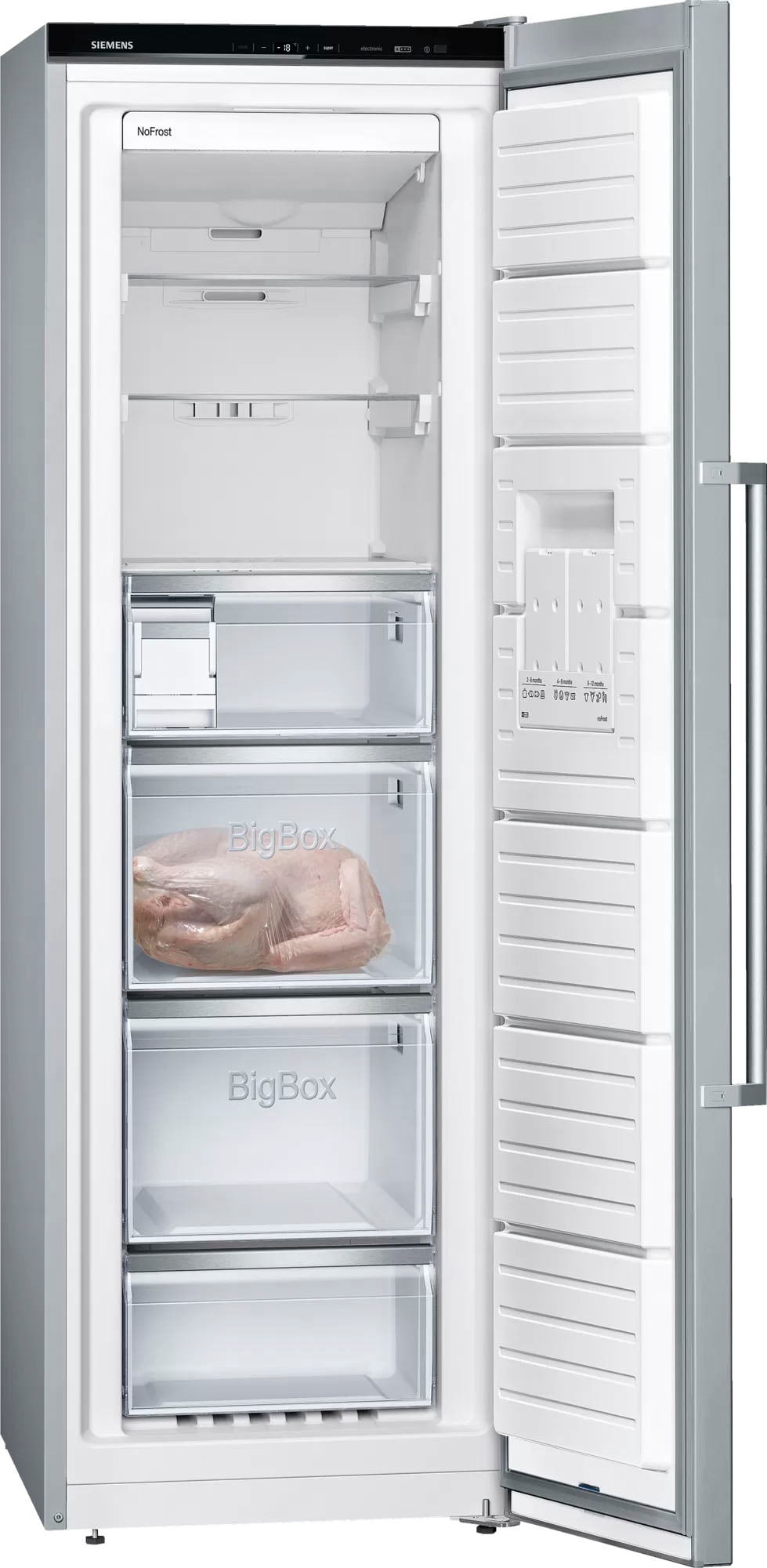 SIEMENS Gefrierschrank »GS36NAIDP«, iQ500, 186 cm hoch, 60 cm breit