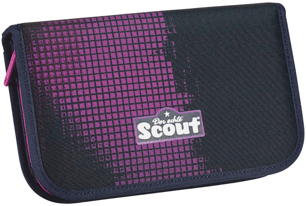 Scout Schulranzen »Alpha Movie Star, mit LED-Display, Pink Pixel«, Retroreflektierende Flächen-LED-Display-Reflektoren, mit Powerbank, enthält recyceltes Material