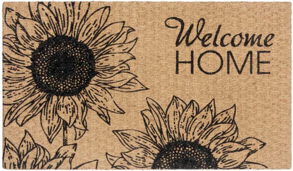 HANSE Home Fußmatte »Kokos Braided Flower Welcome Home«, rechteckig, Kokos,  Schmutzfangmatte, Outdoor, Rutschfest, Innen, Kokosmatte, Flur auf Rechnung  bestellen