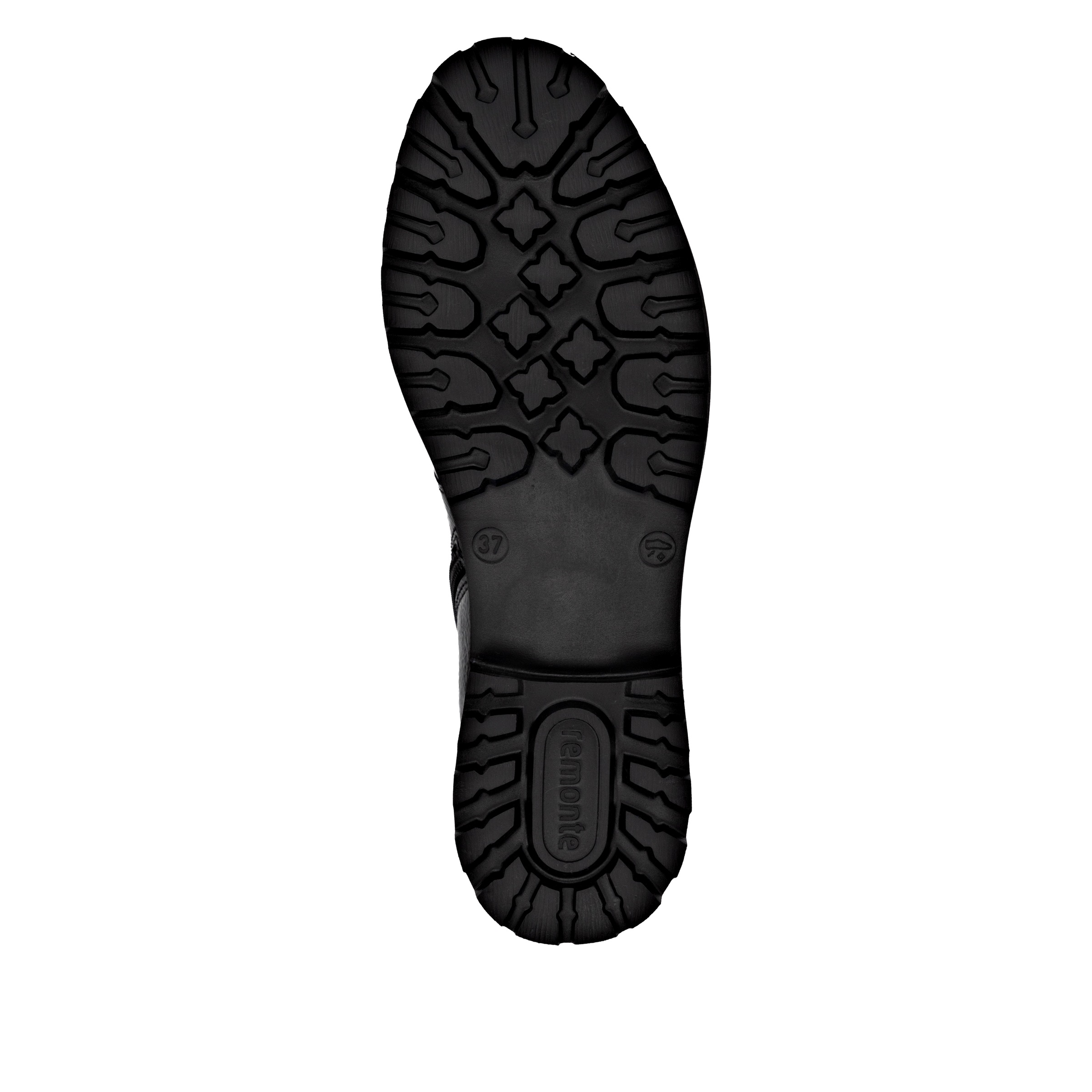 Remonte Schnürstiefelette, Blockabsatz, Schnürboots im Kroko-Look, Innenreißverschluss