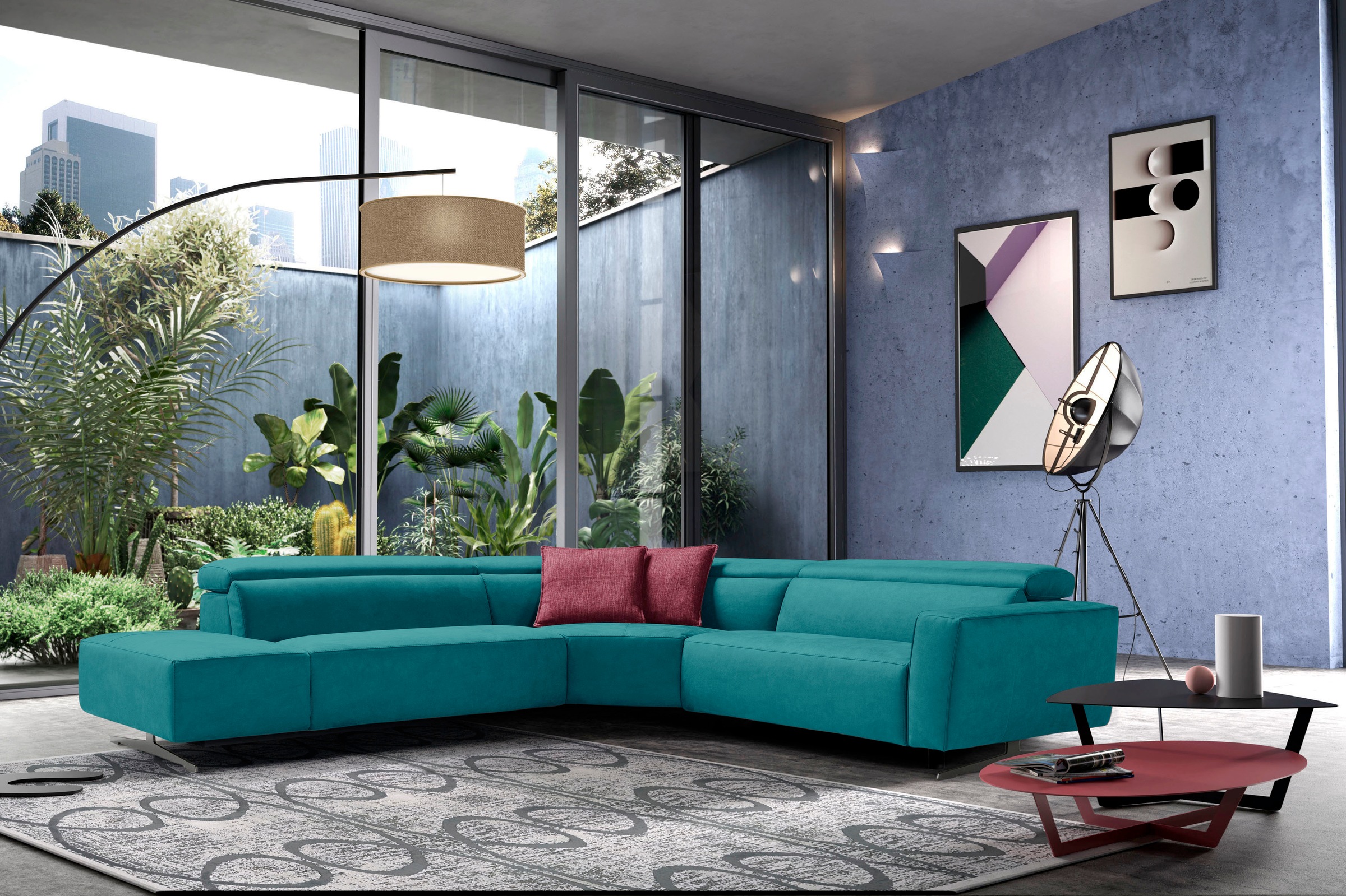 Egoitaliano Ecksofa »Stefanie-e, Designsofa der Extraklasse, bequem mit hoh günstig online kaufen