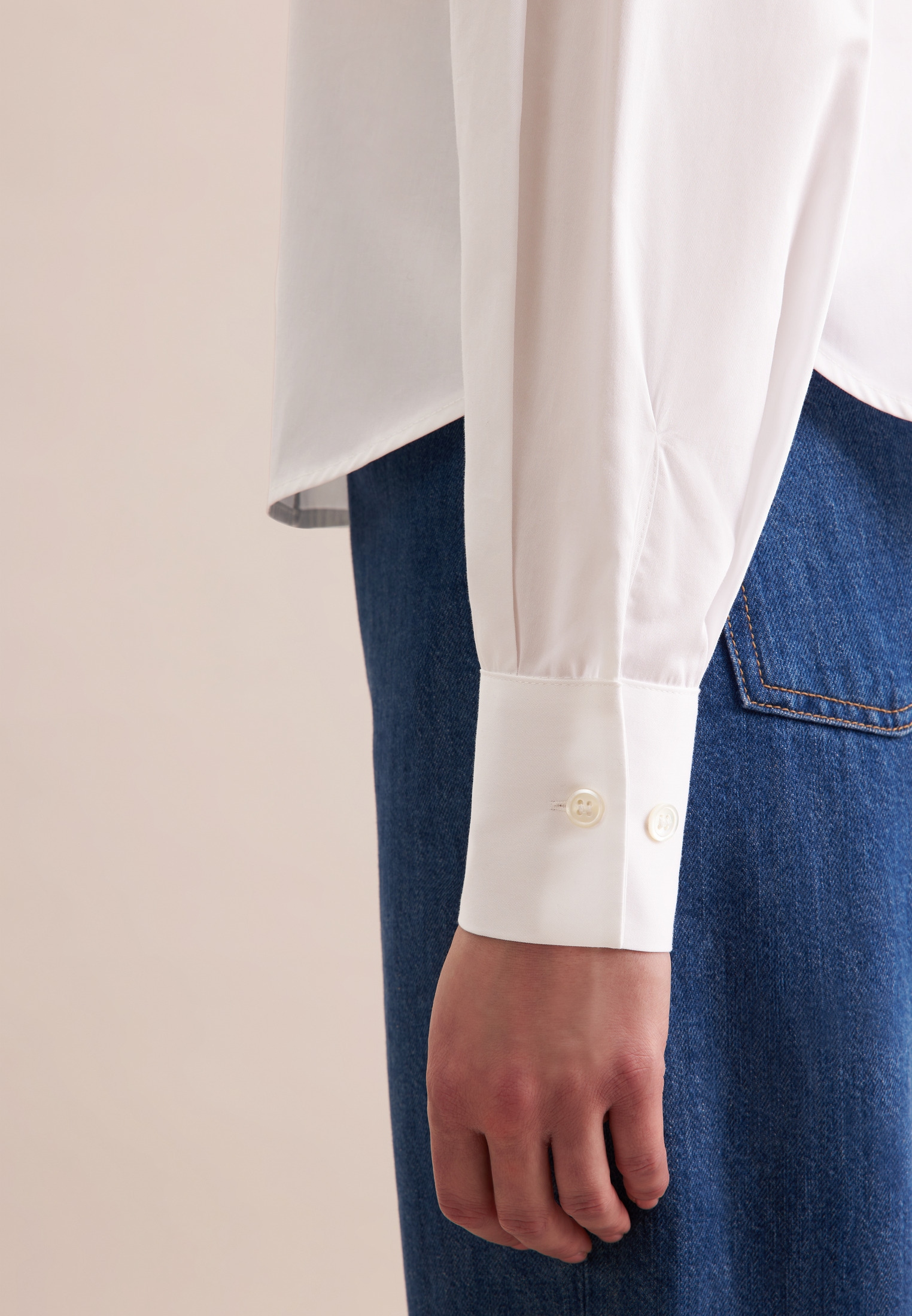 seidensticker Hemdbluse »Schwarze Rose« 1/1 Kragen Uni