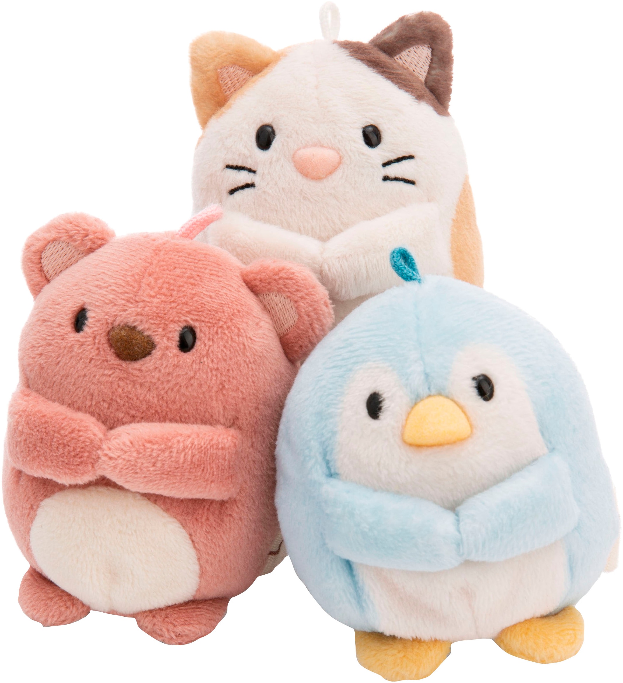 Nici Kuscheltier »mymochi, Katze Angy, 8 cm«, mit Kaktus und Hasenkostüm, in Geschenkbox
