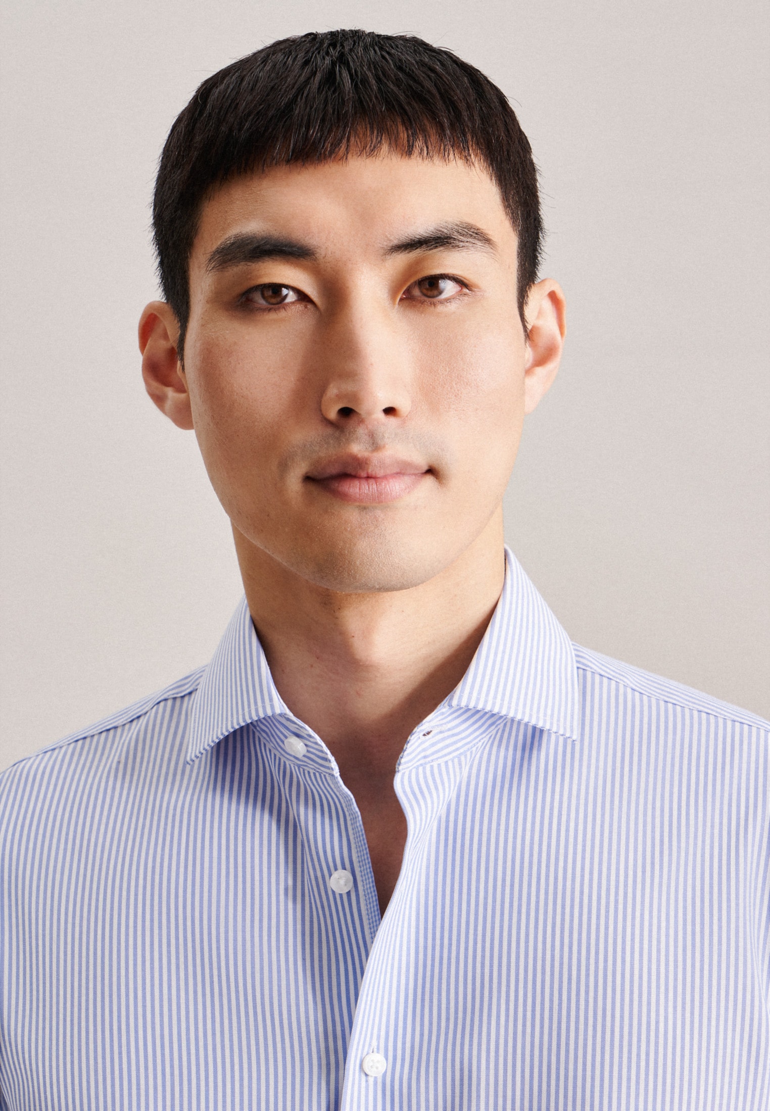 seidensticker Businesshemd »Slim« Slim 1/1 Kentkragen Streifen