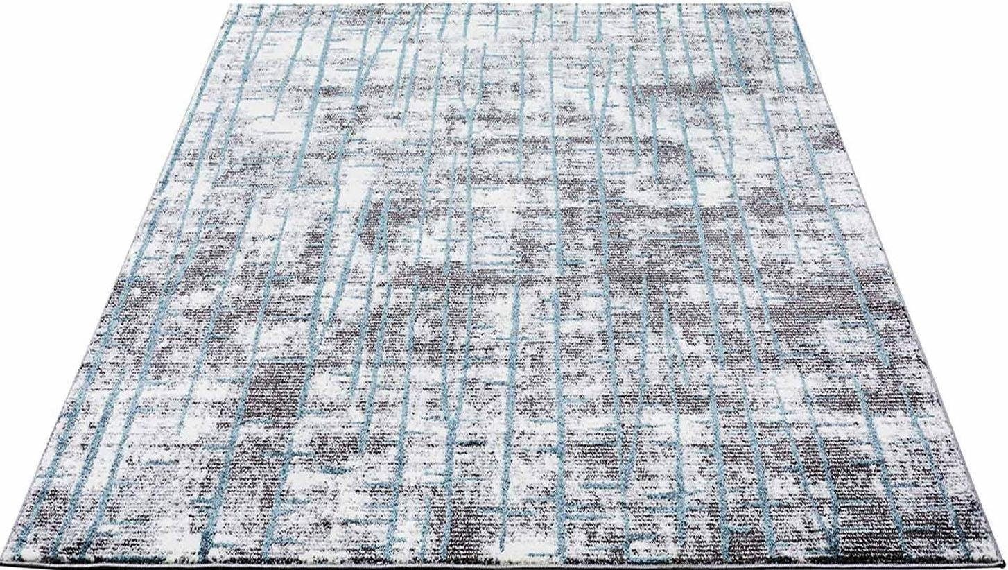 Carpet City Teppich »Moda 1139«, rechteckig, 11 mm Höhe, Läufer, weicher Kurzflor, abstrakt, Wohnzimmer