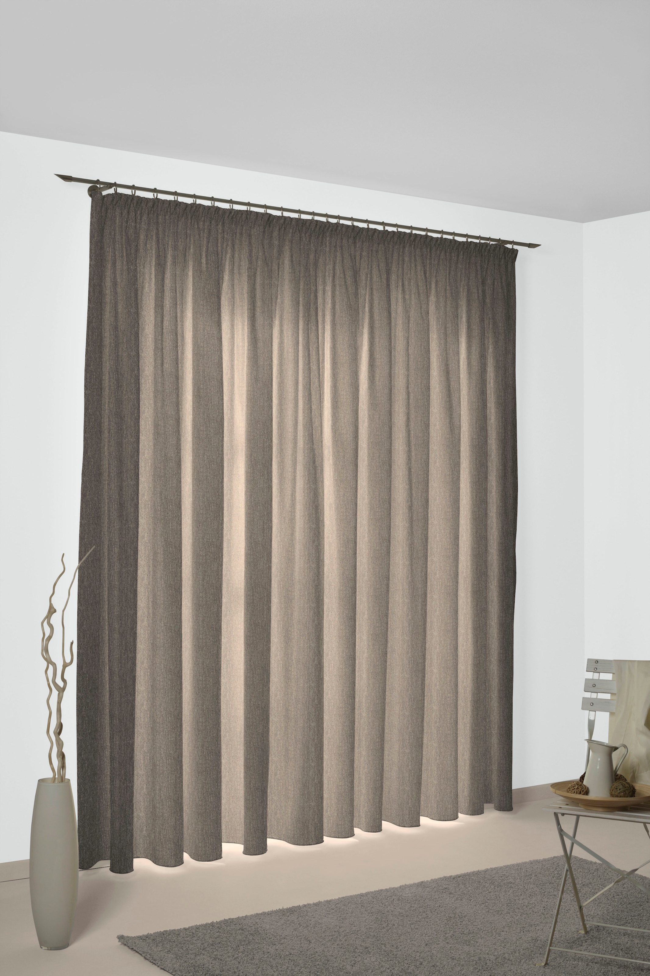 Wirth Vorhang »Torbole« Kräuselband 1 Stk. tlg. günstig online kaufen