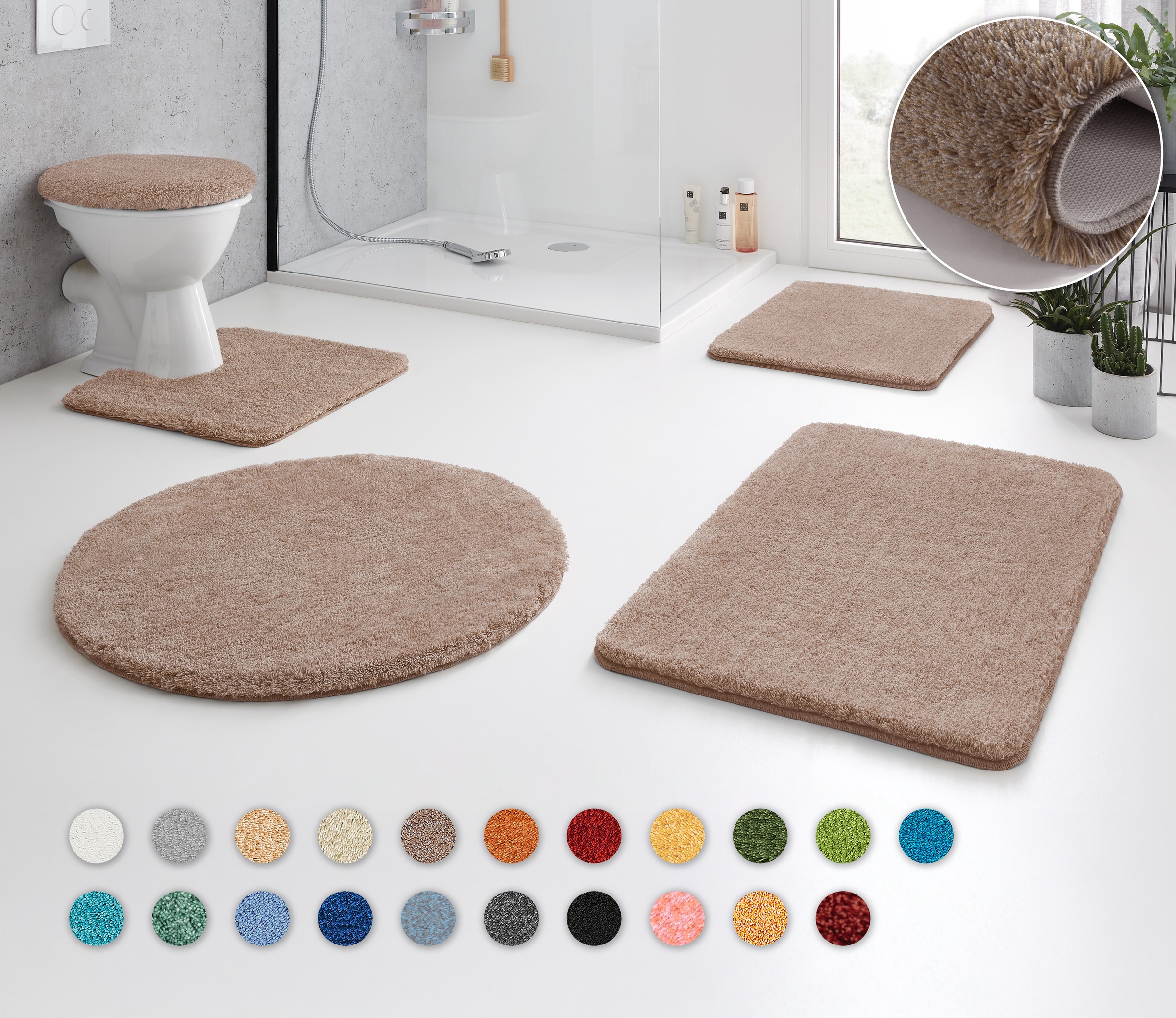 Kleine Wolke Badematte »RELAX«, rutschhemmend beschichtet, fußbodenheizungs günstig online kaufen