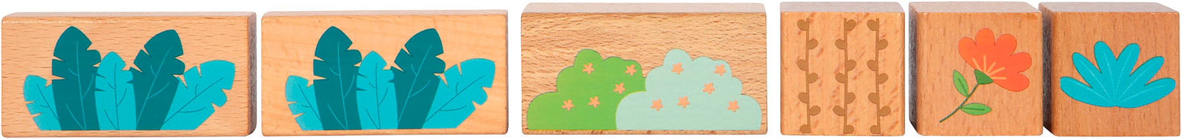 Small Foot Spielbausteine »Holzbausteine, Jungle Friends«