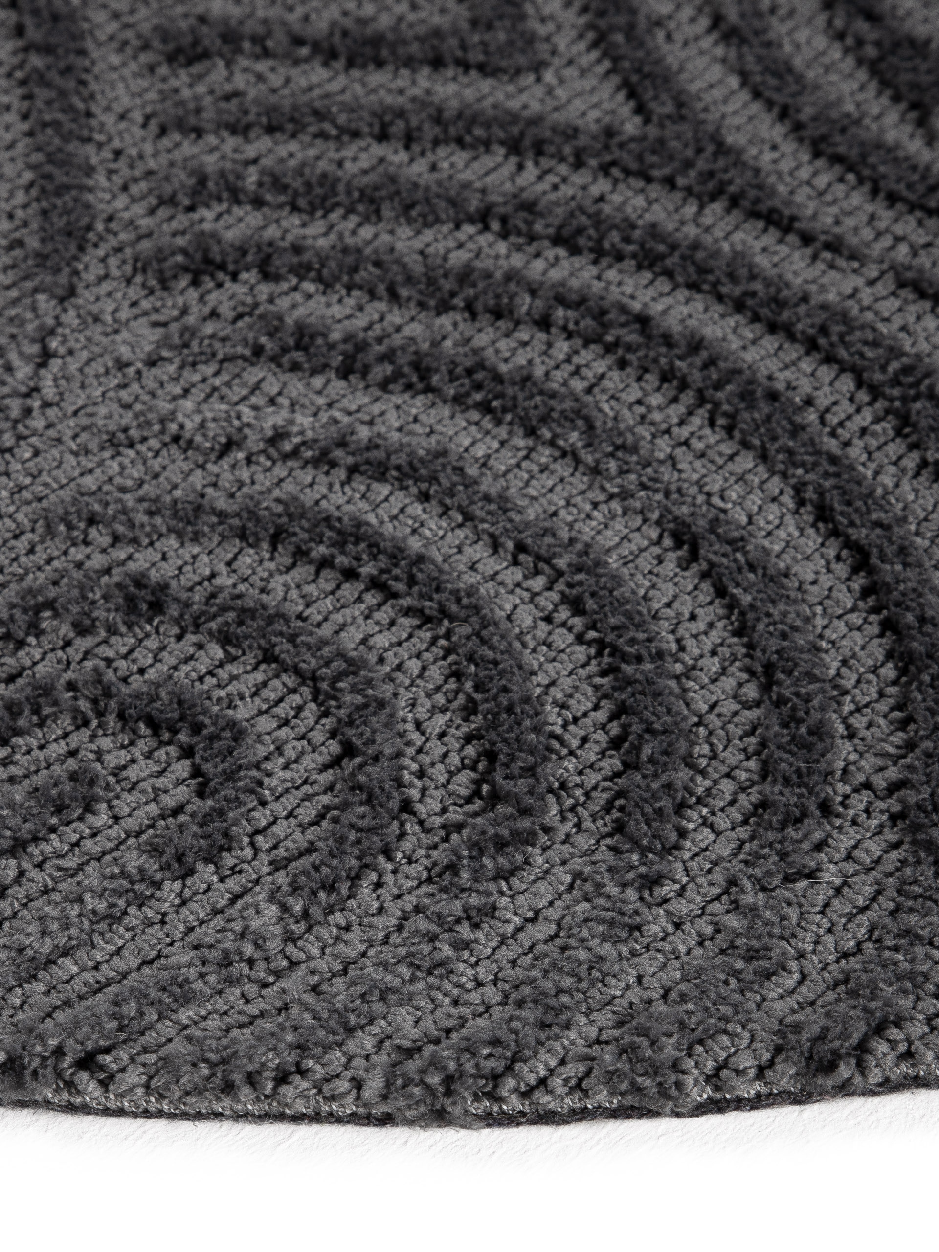 carpetfine Teppich »Holly Zen 1«, rund, 12 mm Höhe, Hoch-Tief-Effekt, geometrisch, Zeitloses Design, dekoratives Highlight