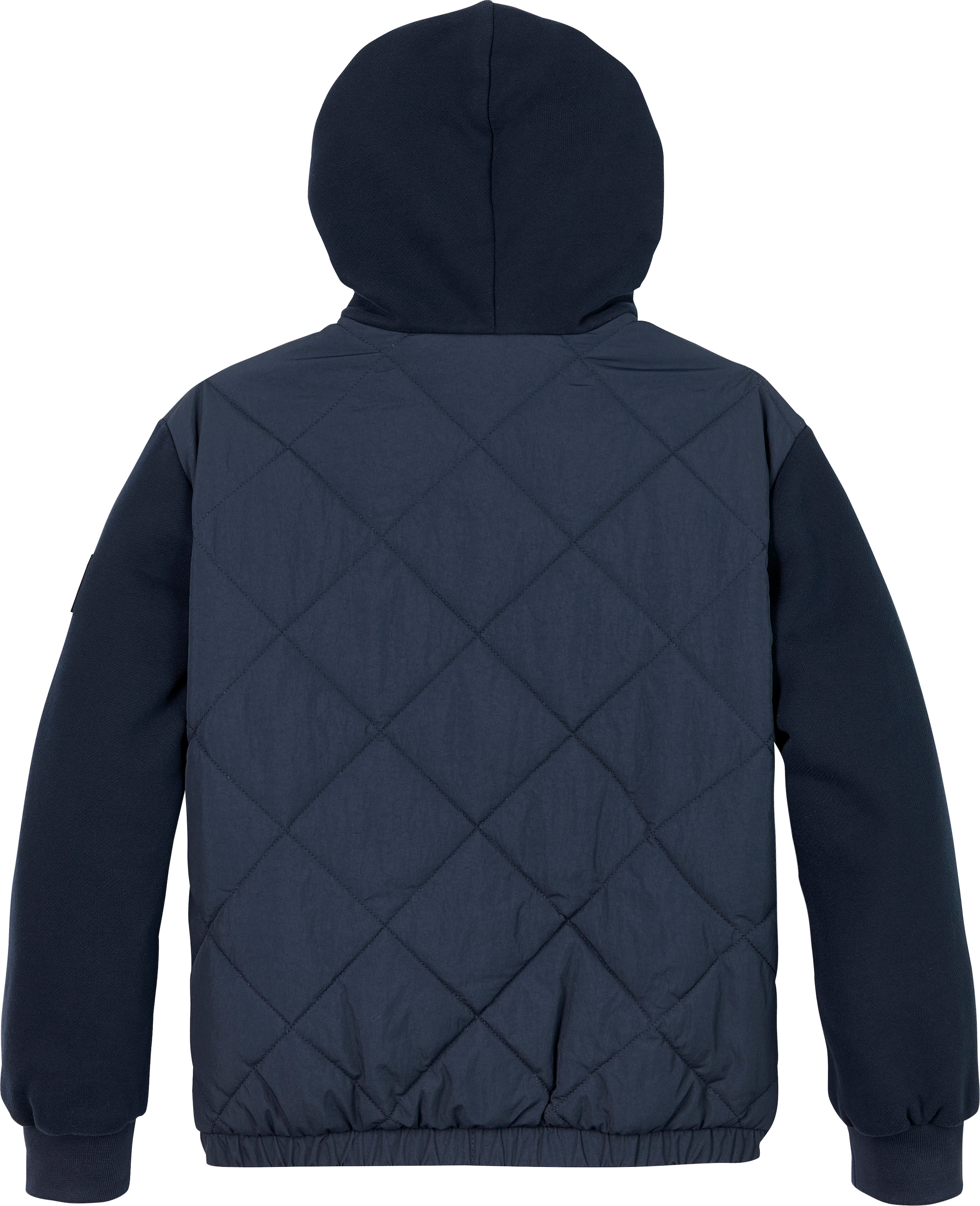 Tommy Hilfiger Steppjacke »MIX MEDIA QUILTED JACKET«, mit Kapuze, für Kinder bis 16 Jahre, Material-Mix