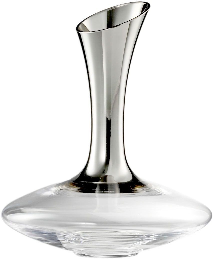 Eisch Dekanter »mit Echtplatin-Veredelung«, NO DROP EFFEKT für tropffreies Ausgießen, Kristallglas, 750 ml