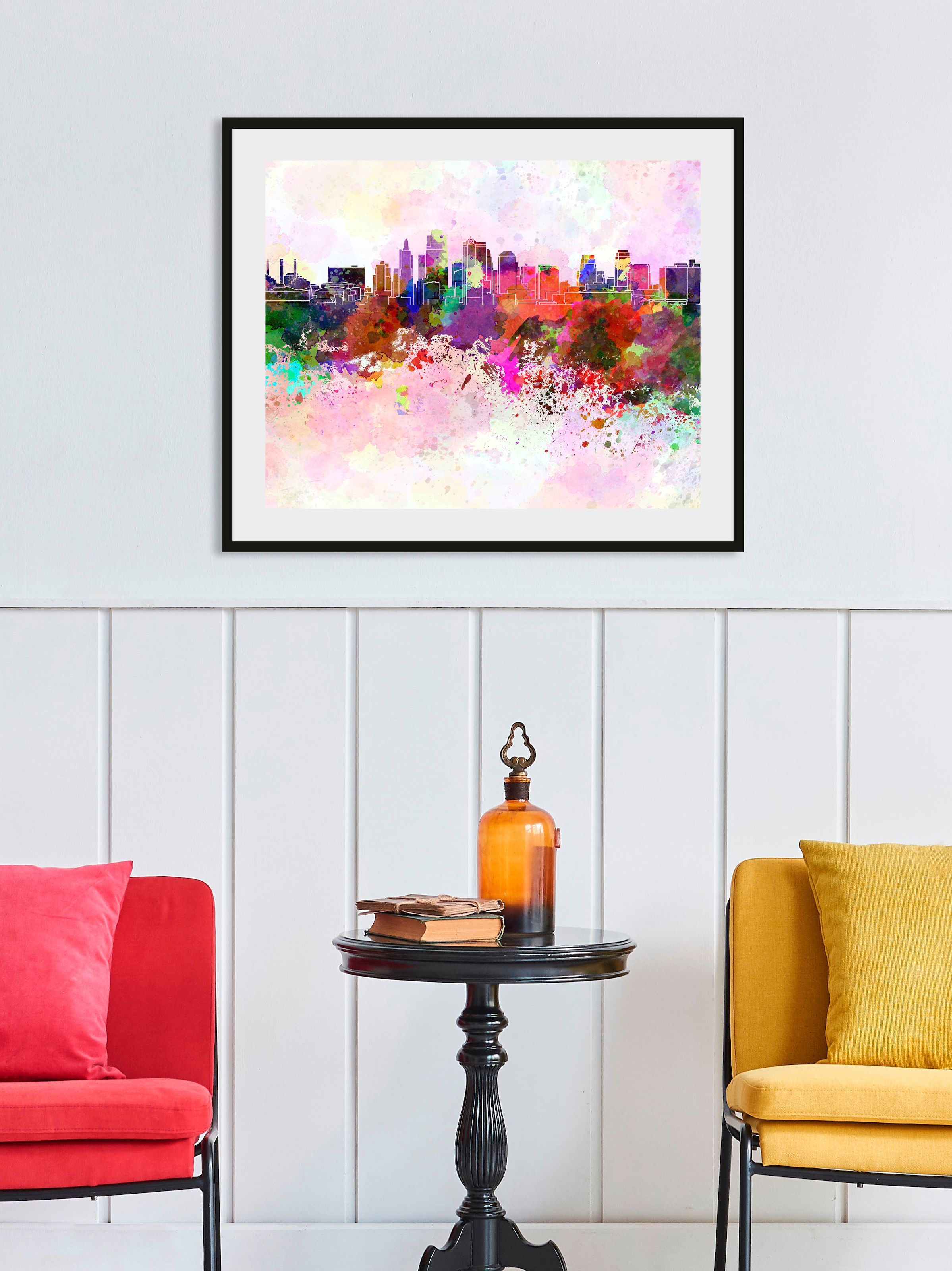 queence Bild »City Color Splash«, Städte-Stadt-Amerika-Bilder von Amerika-G günstig online kaufen