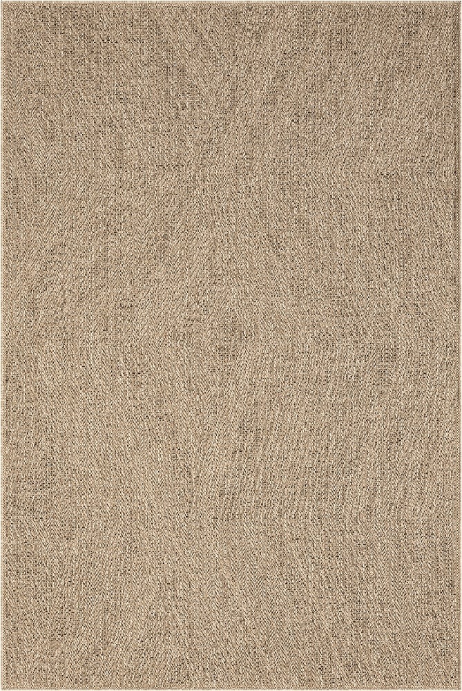 the carpet Teppich »Kansas«, rechteckig, 1 mm Höhe, moderner robuster In und Outdoor Teppich Jute Look