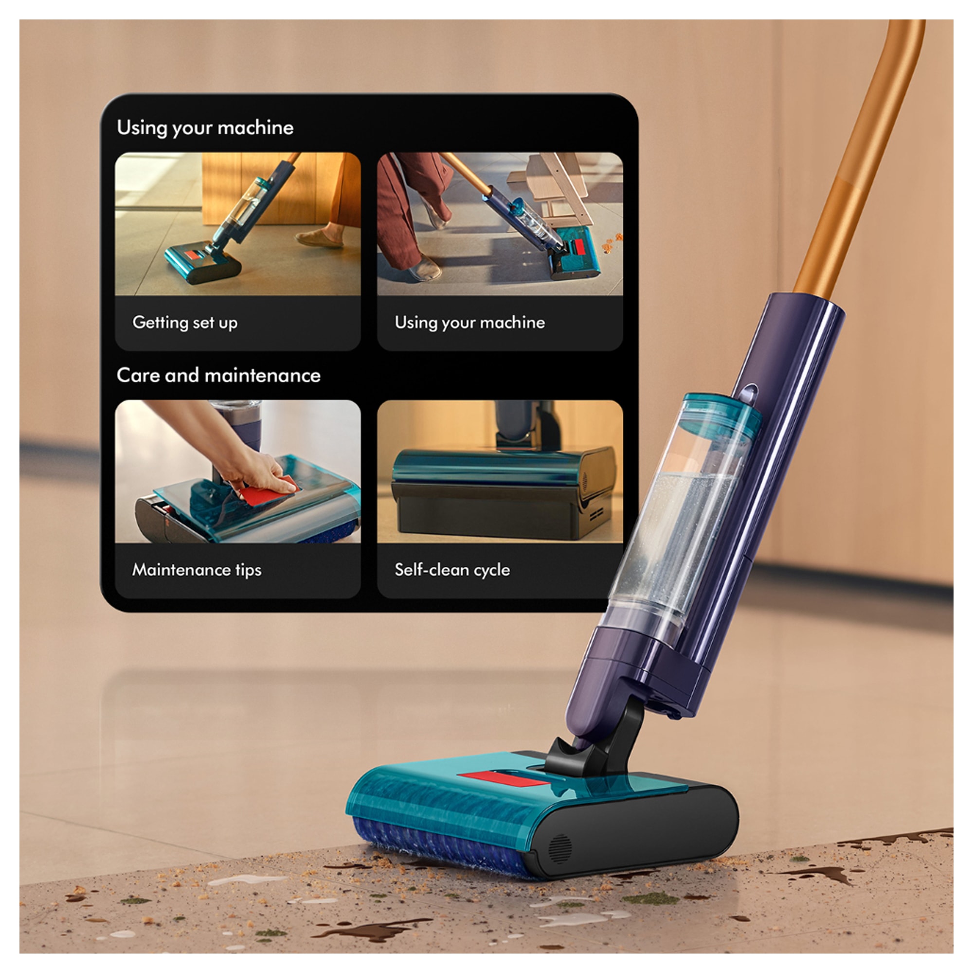 DYSON Nass-Trocken-Sauger »Clean+Wash Hygiene, Nass- und Trockenreiniger«