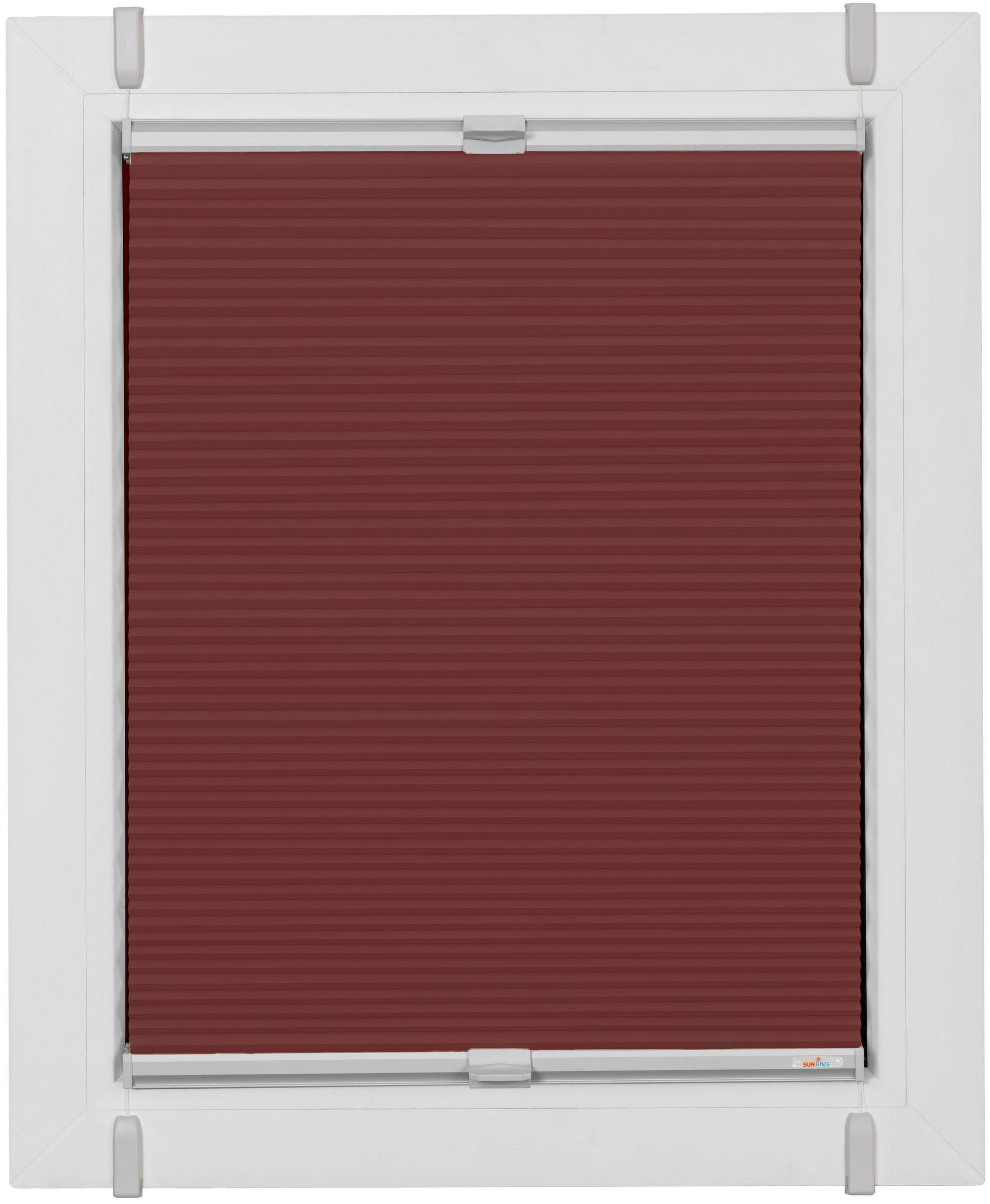 SUNLINES Plissee »Start-up Style Honeycomb« verdunkelnd energiesparend ohne Bohren verspannt verspannt mit Simply-Fix Klemmträger, Wabenplissee...